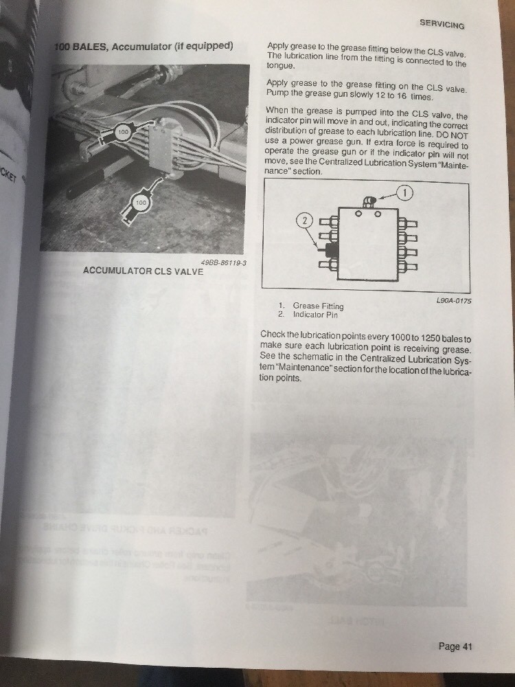 CASE IH 8580 LARGE RECTANGULAR BALER OPERATOR’S MANUAL NOS OEM