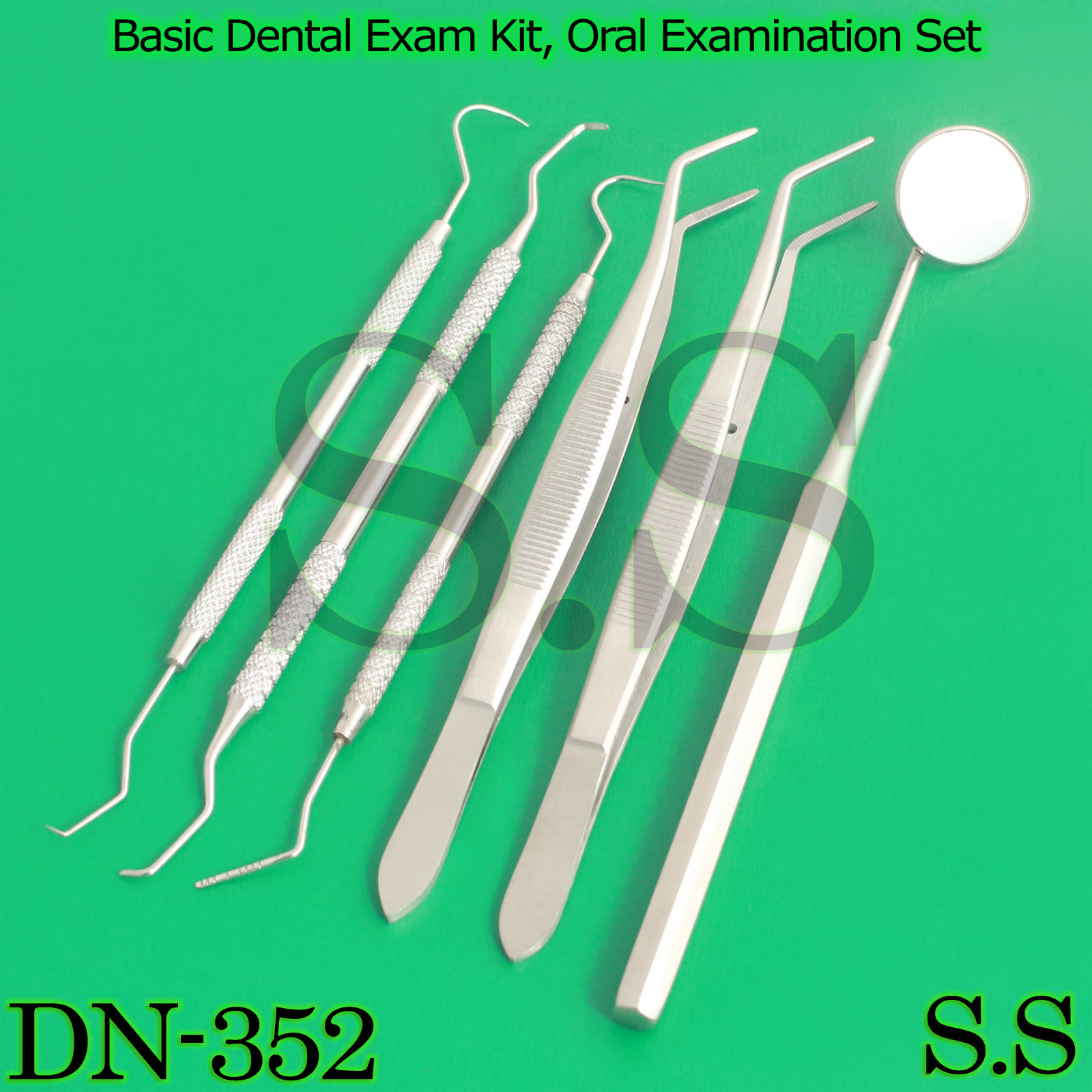 Basic Dental Exam Kit, Oral Examination Set DN-352