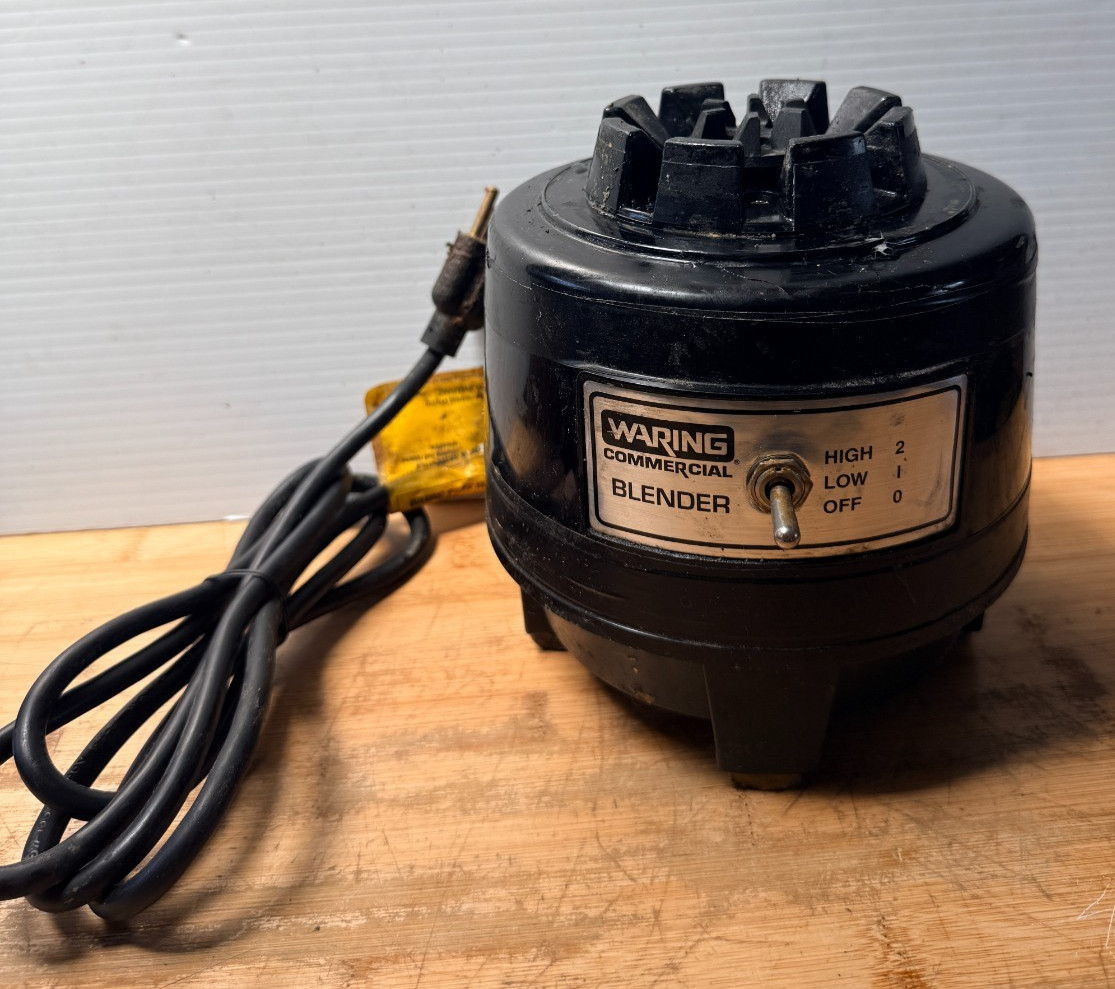 Waring Original Pro Commercial Bar Blender HGBPBKS6 Base Only Works (Video)