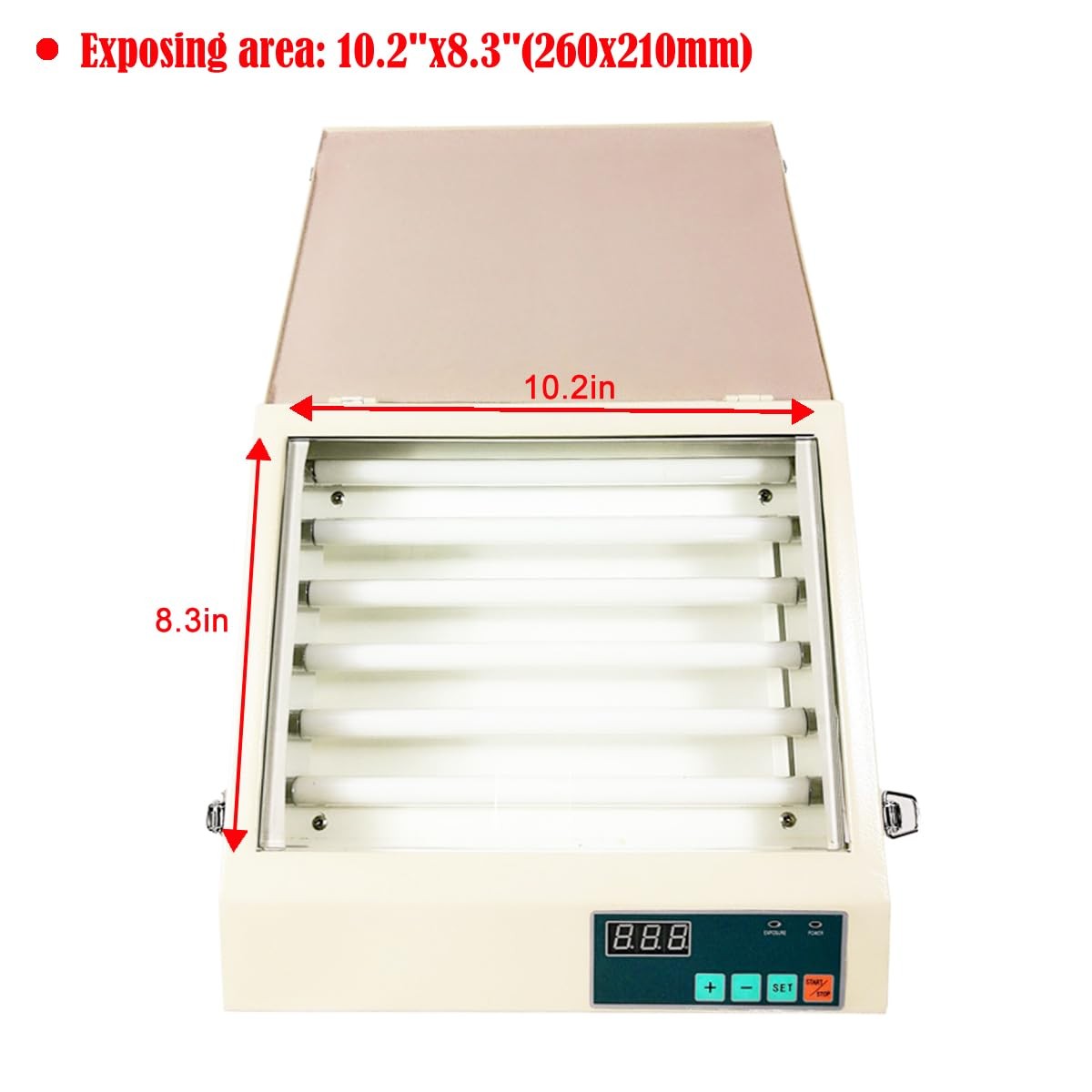 INTBUYING 110V Digital Drawer UV Exposure Unit Plate Making with 8 pcs A4