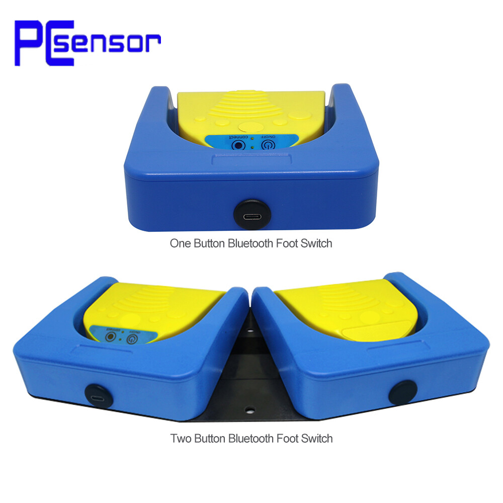 Wireless Foot Switch Quick Pedal Bluetooth keyboard for Gaming Computer Laptop