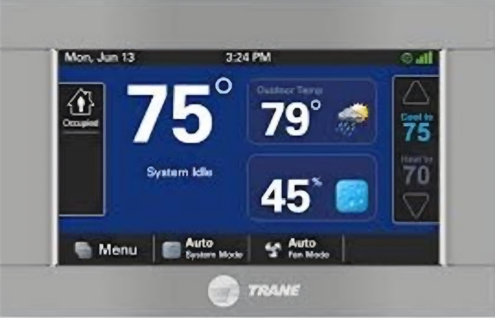 Trane BAYSTAT814A 4.3in Color Touchscreen Wi-Fi Programmable Thermostat