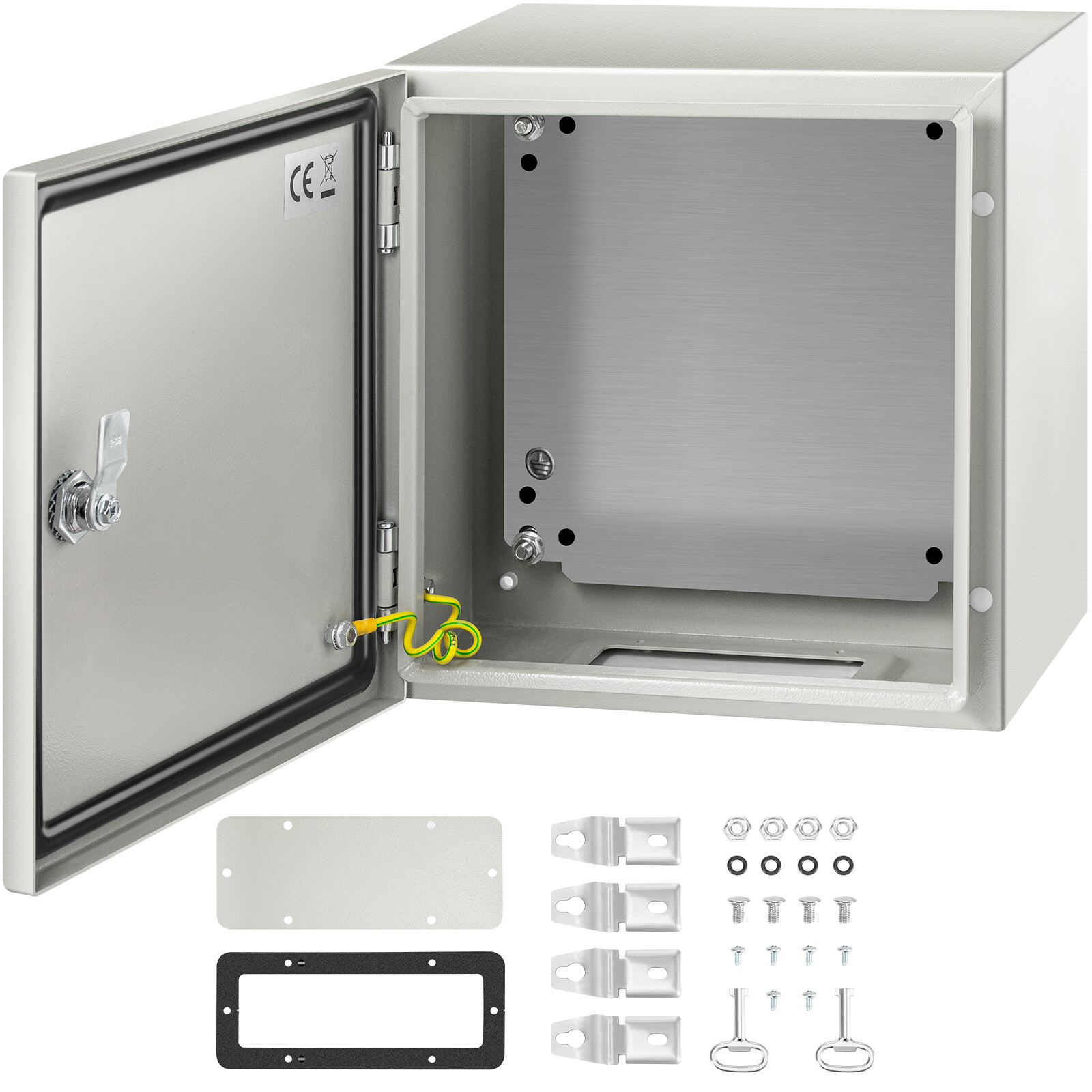 VEVOR Steel Electrical Box Electrical Enclosure Box 12x12x8» Carbon Steel IP65