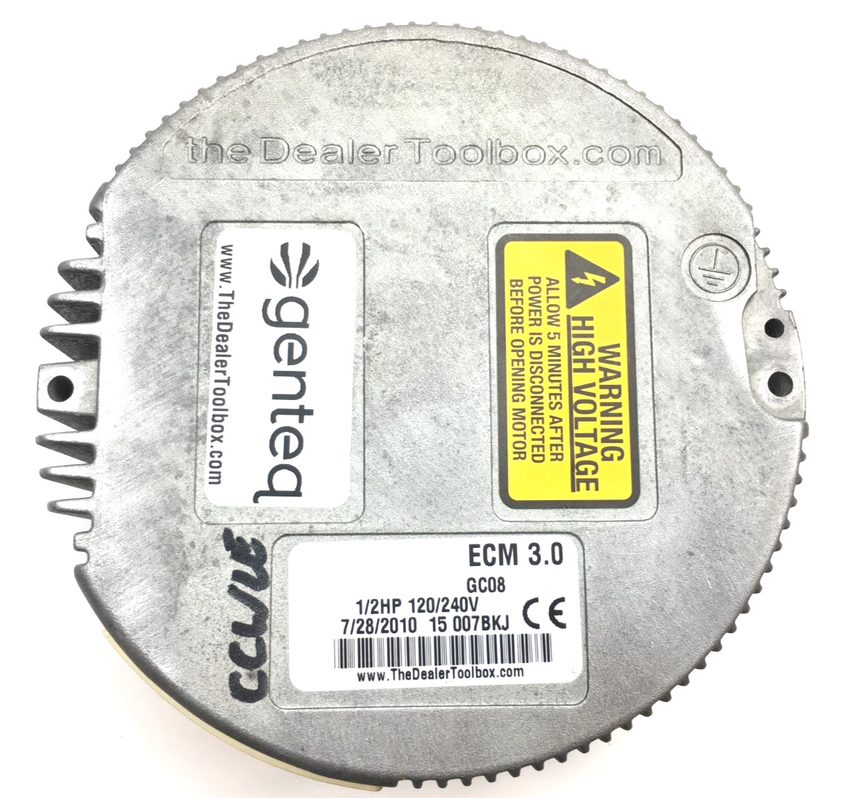 Genteq ECM 3.0 GC08 Module Only 1/2HP 120/240V CCWLE used #W861