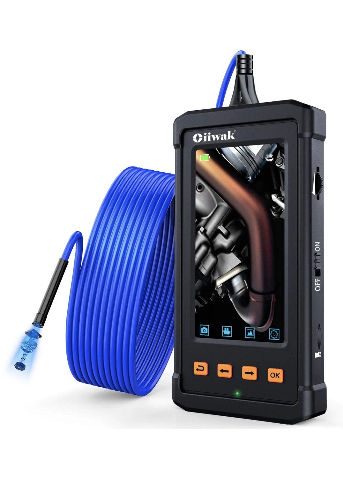 New In Box Oiiwak 1080P HD Digital Endoscope Inspection Camera 11FT 3.5m