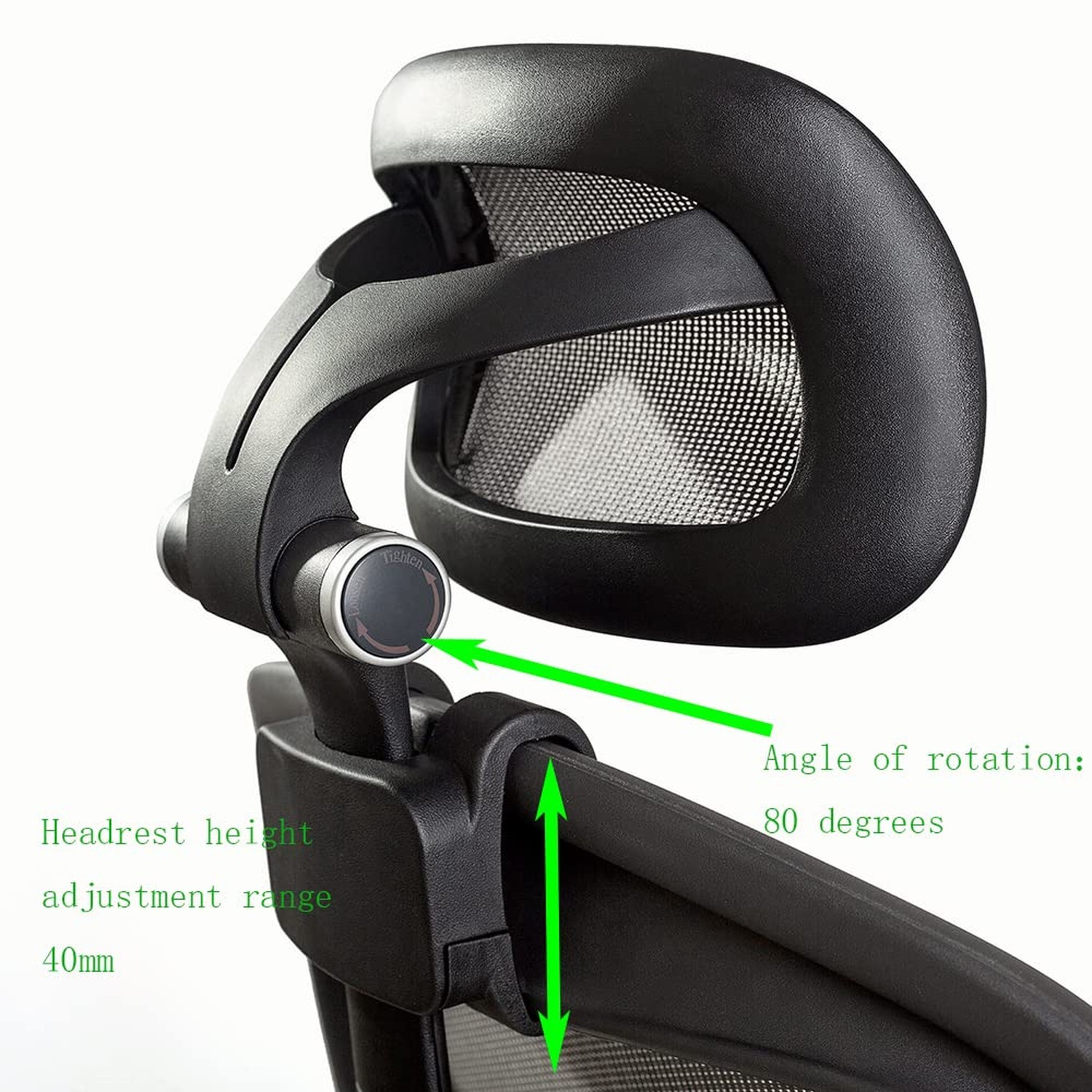 New Headrest for Herman Miller Classic and Remastered Aeron Office Chair Blac…