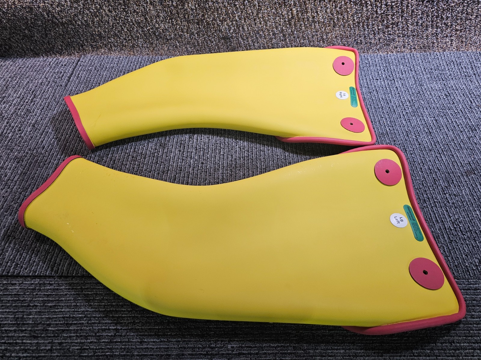 (QTY 1 PAIR)Salisbury Sleeve Dipped Class 3 Type I Red/Yellow Extra Curved Large