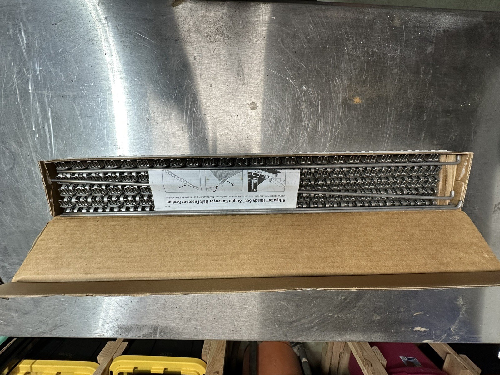 Flexco RS187SJ24/600SS Stainless Alligator Ready Set Staple Belt Fasteners 54607