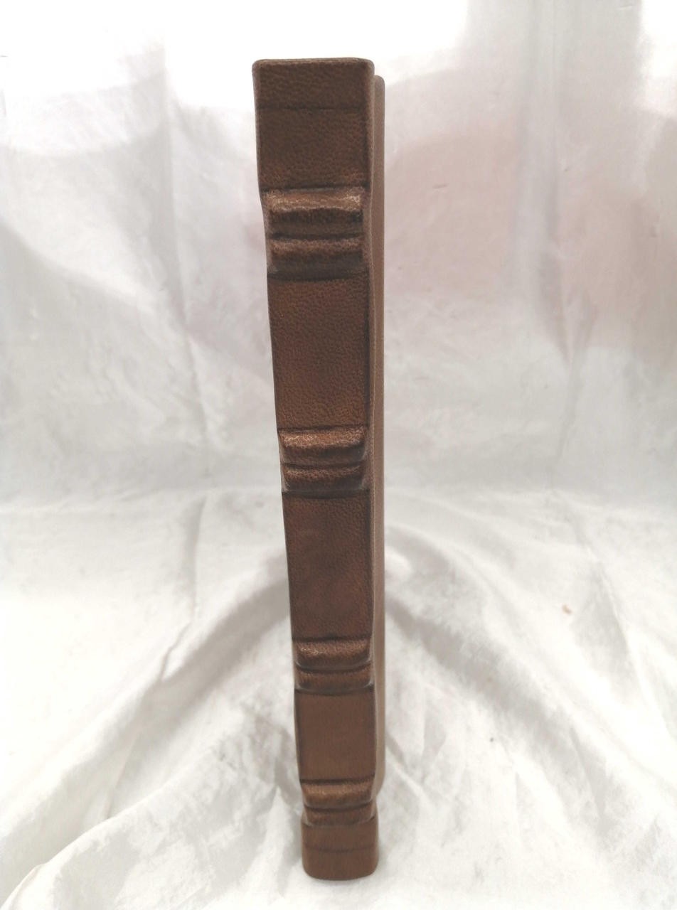 Leather Wood Notebook Cover Engraved With Arte Medici Cabin Prestige