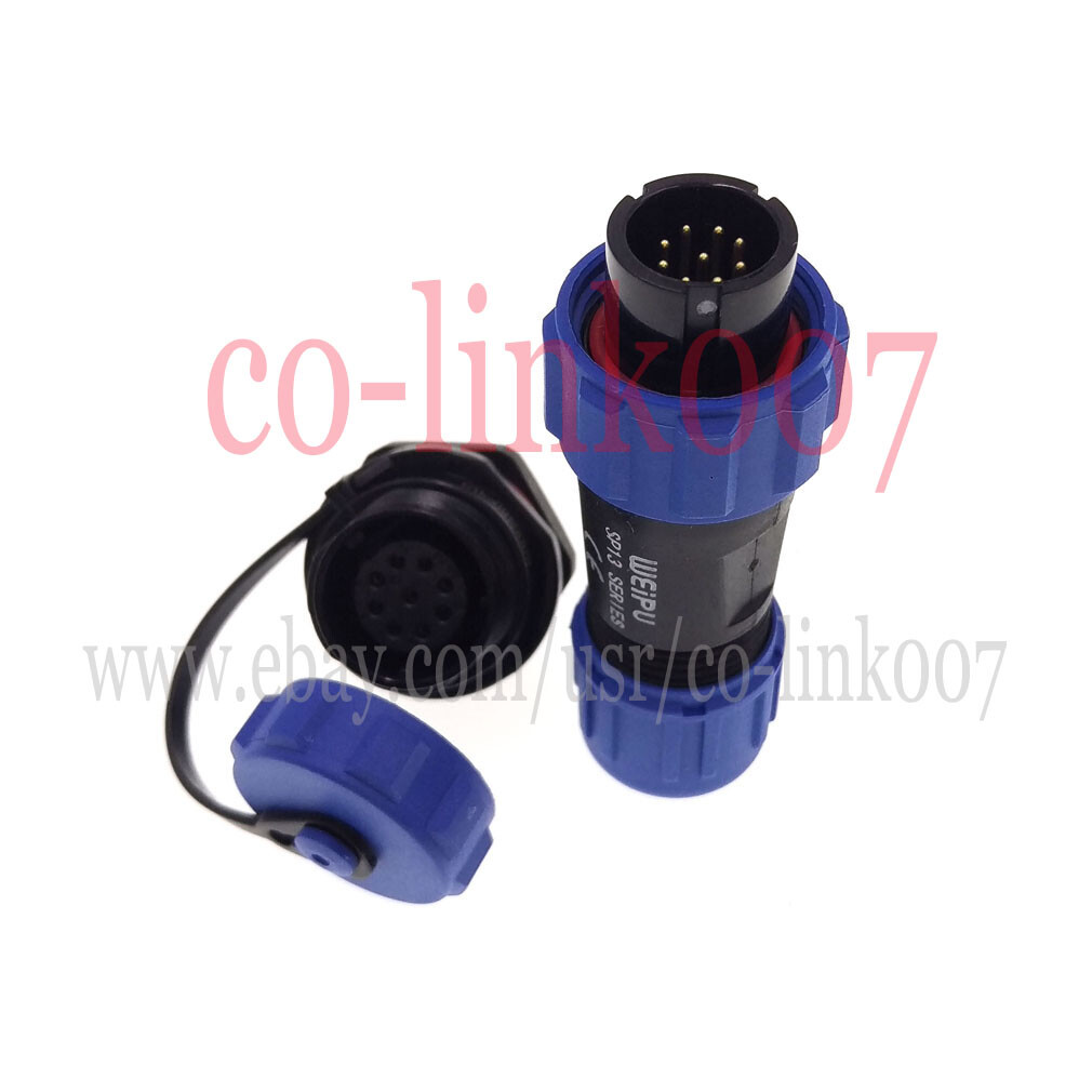 WEIPU SP13 2 3 4 5 6 7 9 pin Waterproof Connector IP68 SP1310/P2 SP1312/S2…