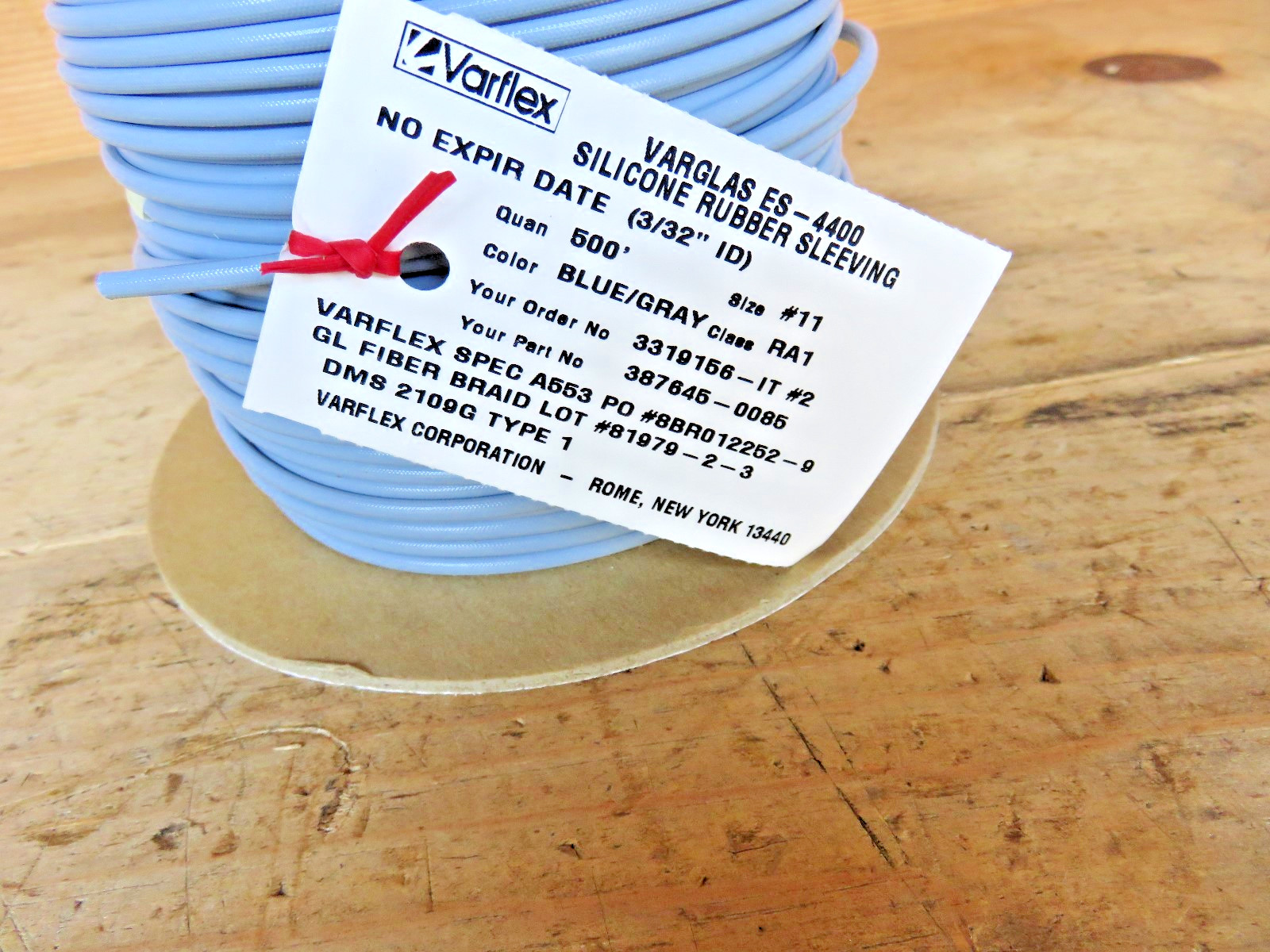 3/32″ Varflex Electrical Insulating Sleeving 500′ Roll (#621-A-1)