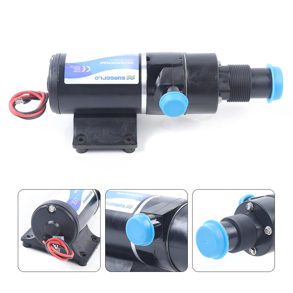 MACERATOR PUMP 12V- Waste/Toilet/Sewerage/Water/Marine/Boat/Caravan/RV 9.5A