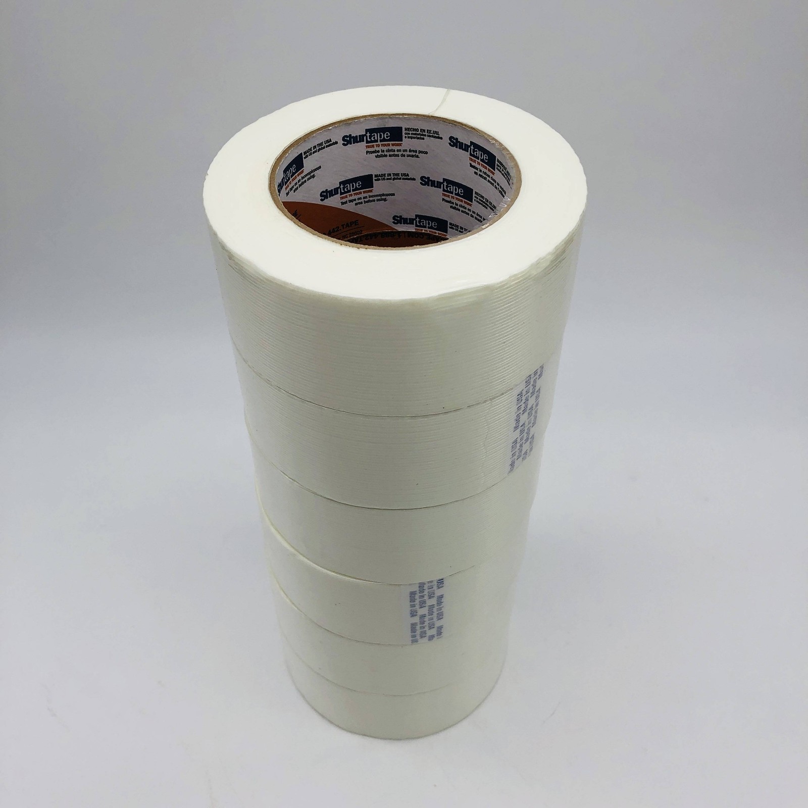 6x Shurtape GS 490 Fiberglass Strapping Tape White 48MM x 55M Reinforced 101230