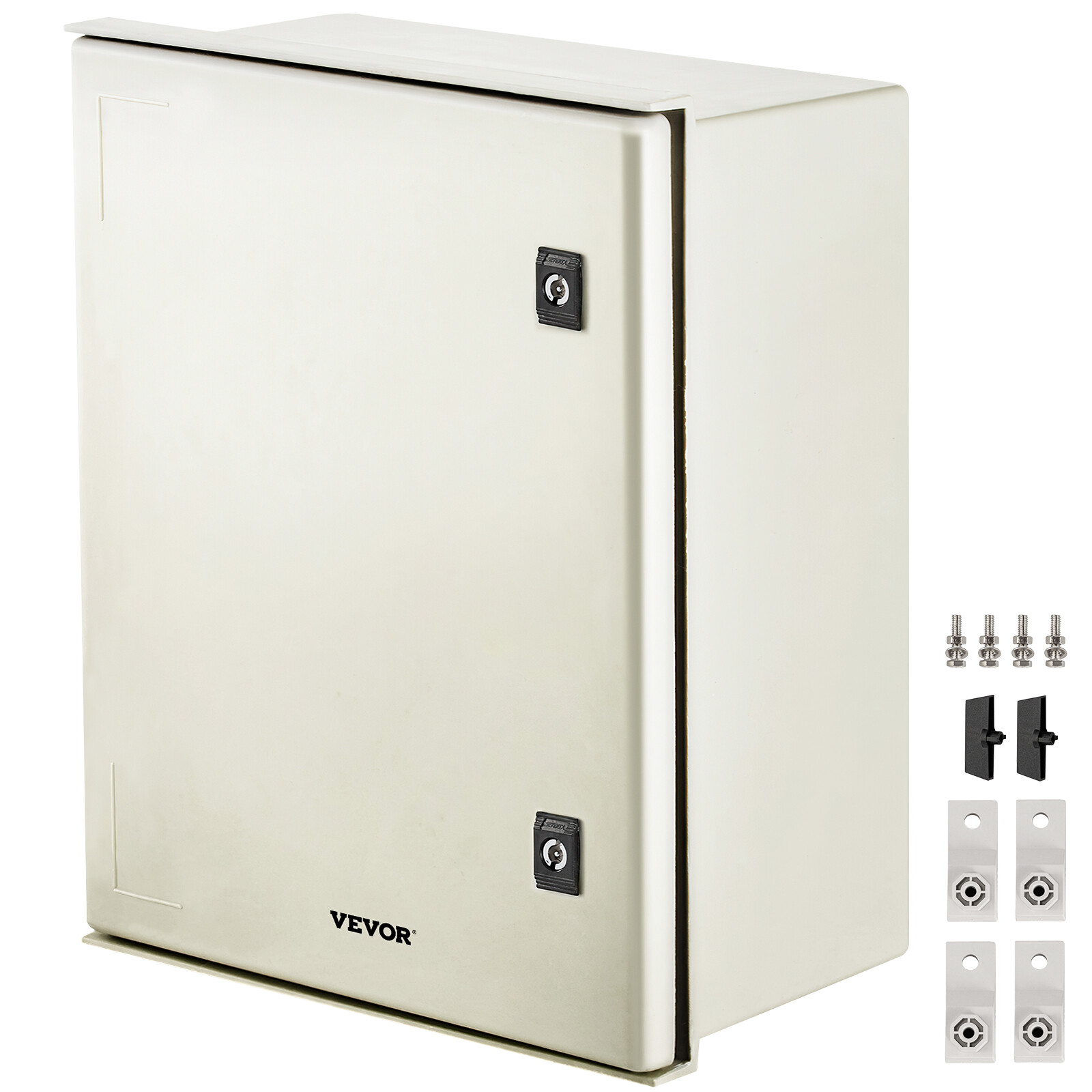 VEVOR 20x16x8″ Fiberglass Electrical Enclosure NEMA Type 3 IP65 Junction Box