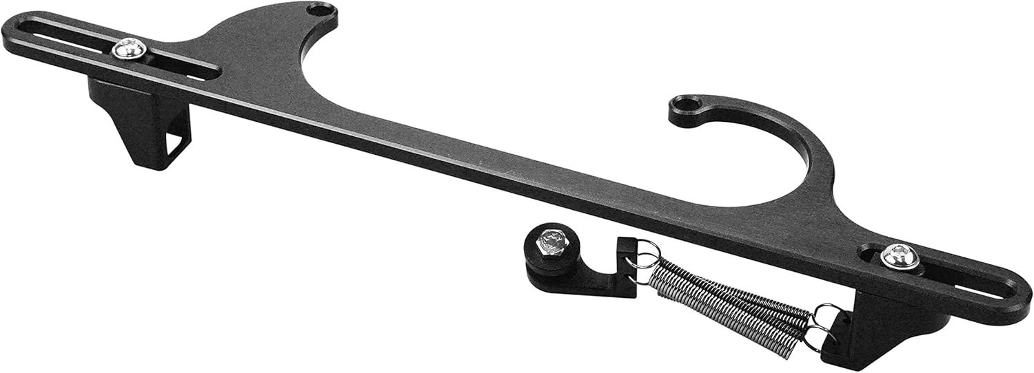Soporte de carburador de aluminio ajustable negro para coche, aluminio, US NUEVO
