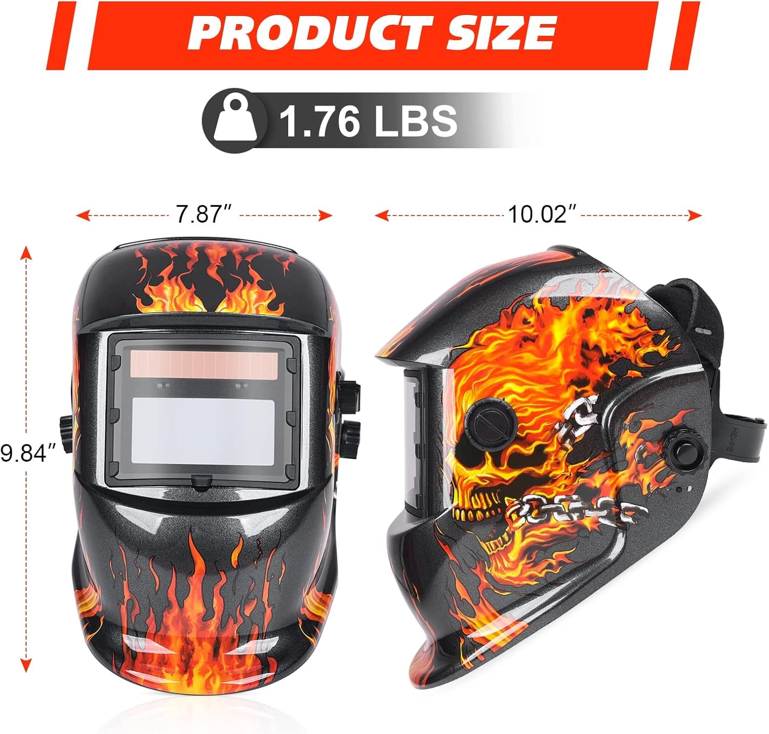True Color Solar Auto Darkening Welding Helmet Arc Tig Mig Grinding Hood