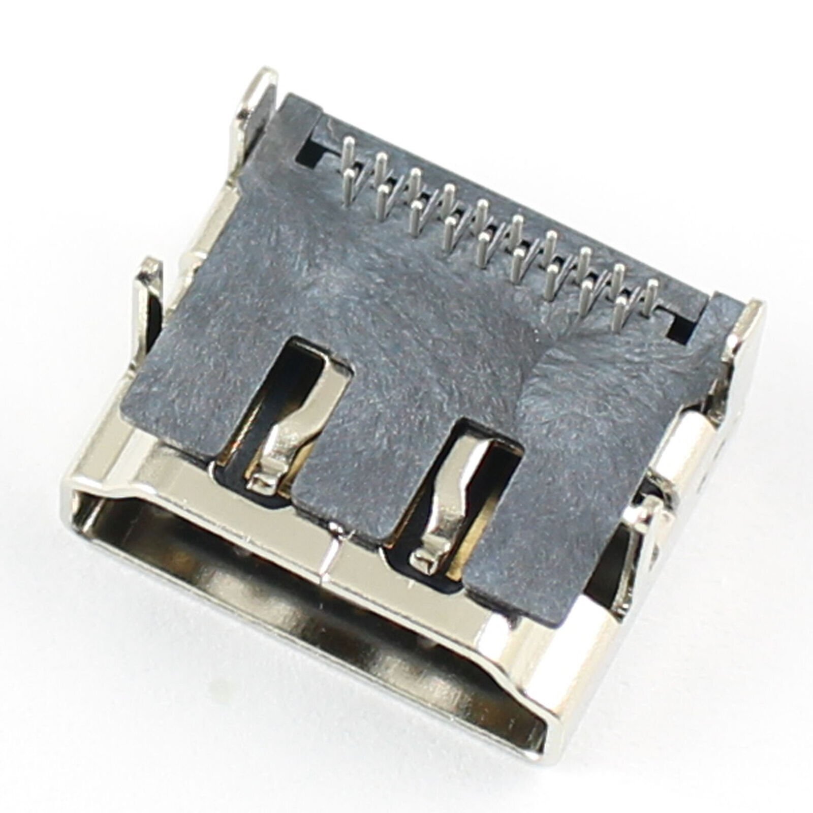 2Pcs New HDMI 19 Pin Female Right DIP PCB Socket Connector 4 Legs