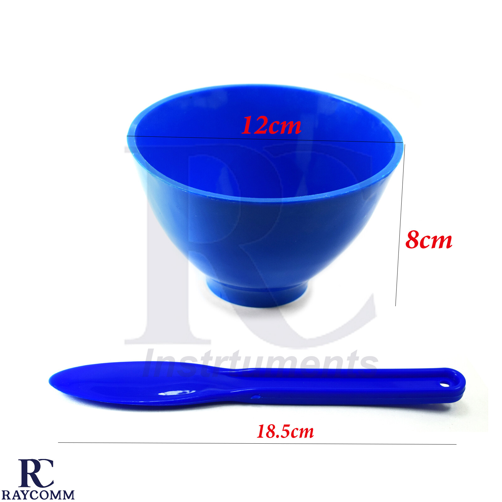 Dental Bowl Mixing Flexible Rubber Hygienist Alginate Spatula Mixing Bowl