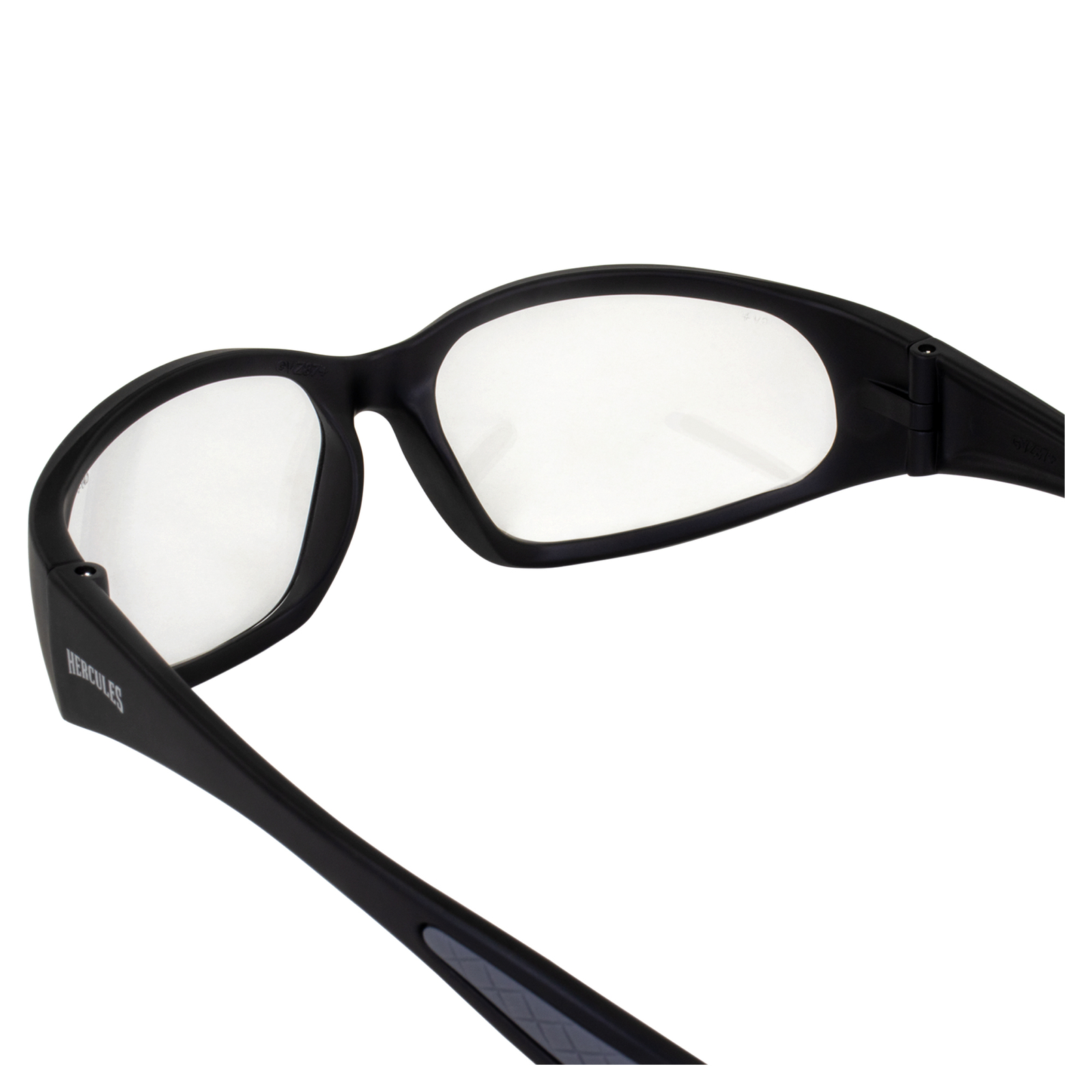 2 Pairs Global Vision Hercules 1 Jr Sunglasses for Men Black w/Clear Smoke Lens