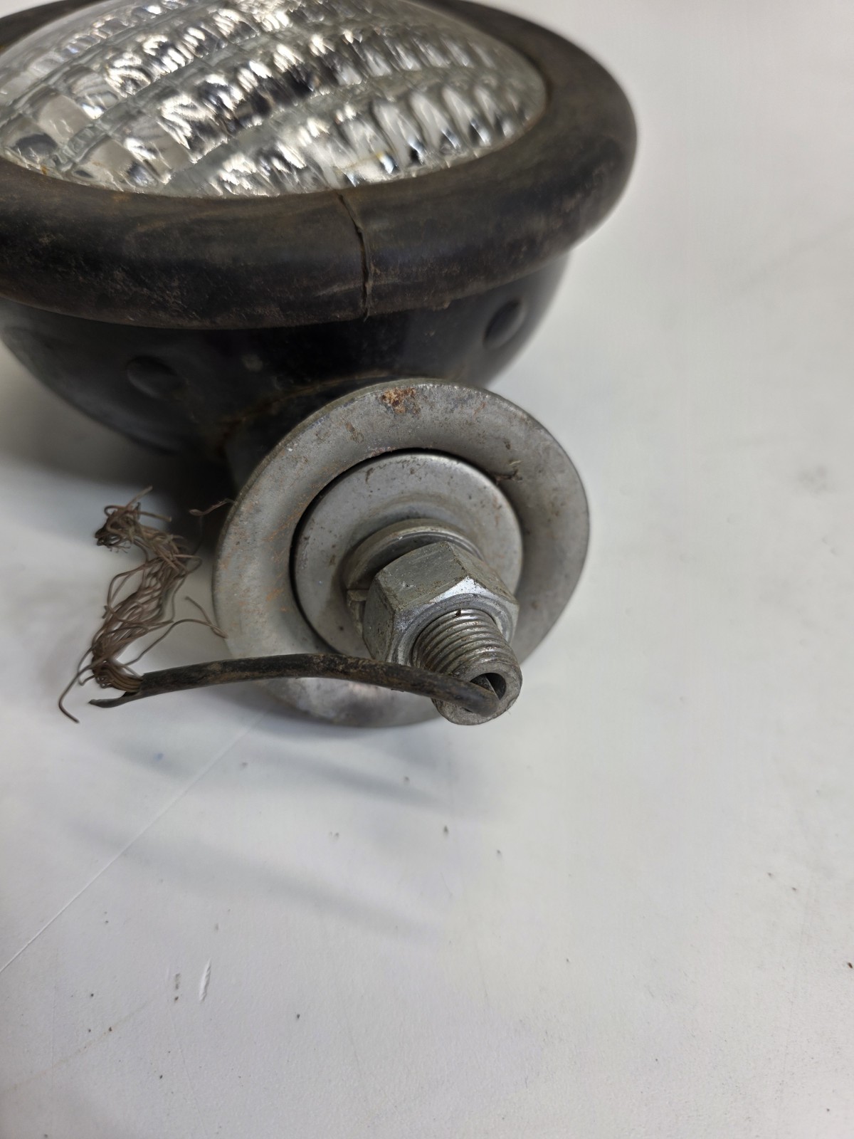 GE Vintage Tractor Lights Untested. Probably Need New Bulbs And Wiring