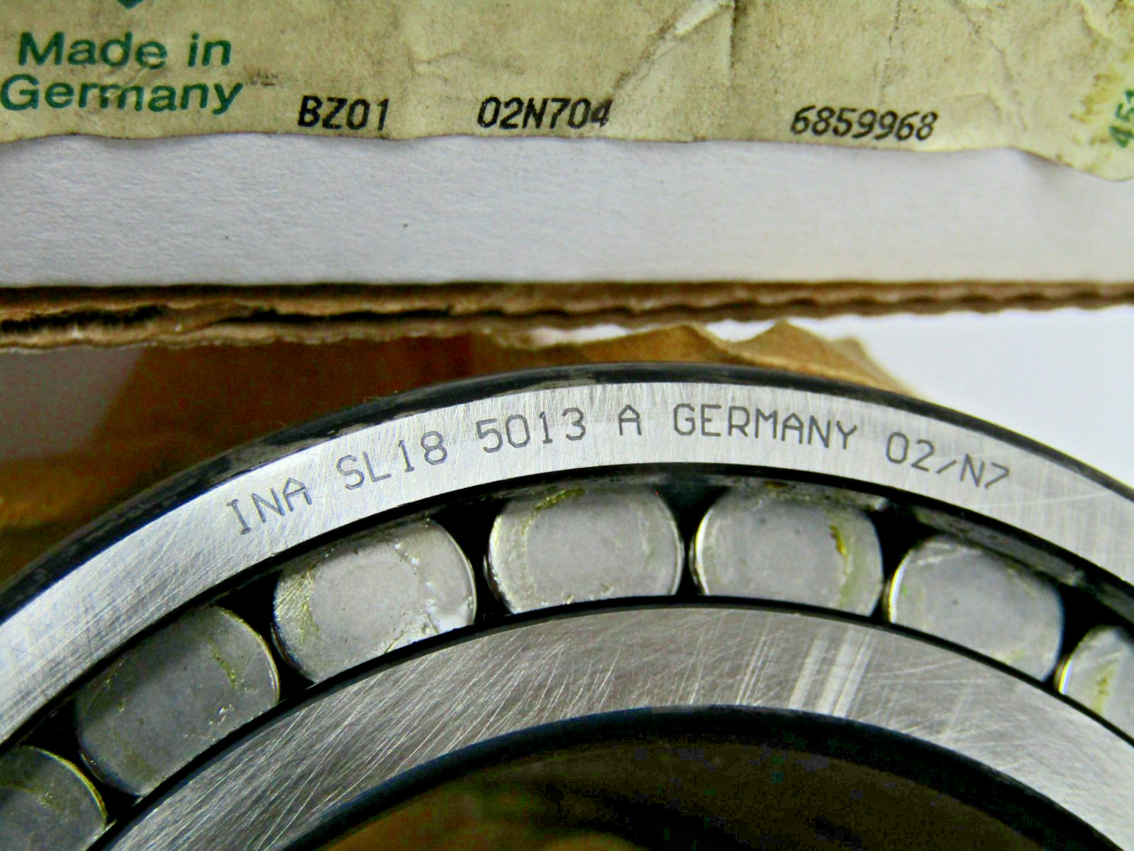 INA SL185013 65mm X 100mm X 46mm Cylindrical Roller Bearing