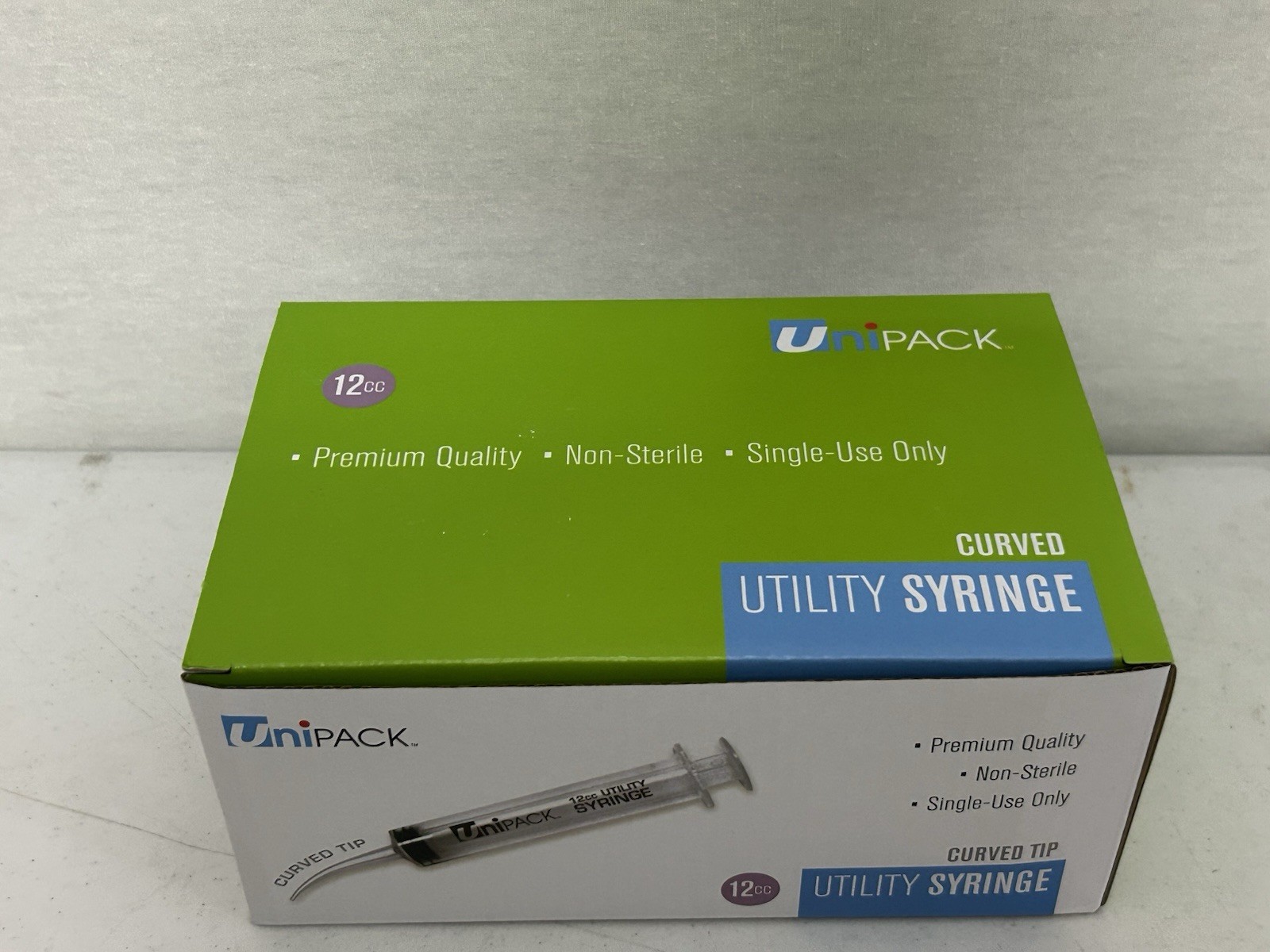 UNIPACK CURVED ULTILITY SYRINGE 12cc URS-55112 100X (2 BOXES OF 50)