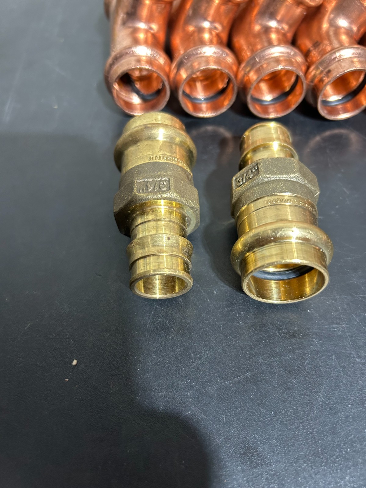 PROPRESS NIBCO VIEGA COPPER PRO PRESS FITTINGS 3/4″ NIB. MADE IN USA QTY 71