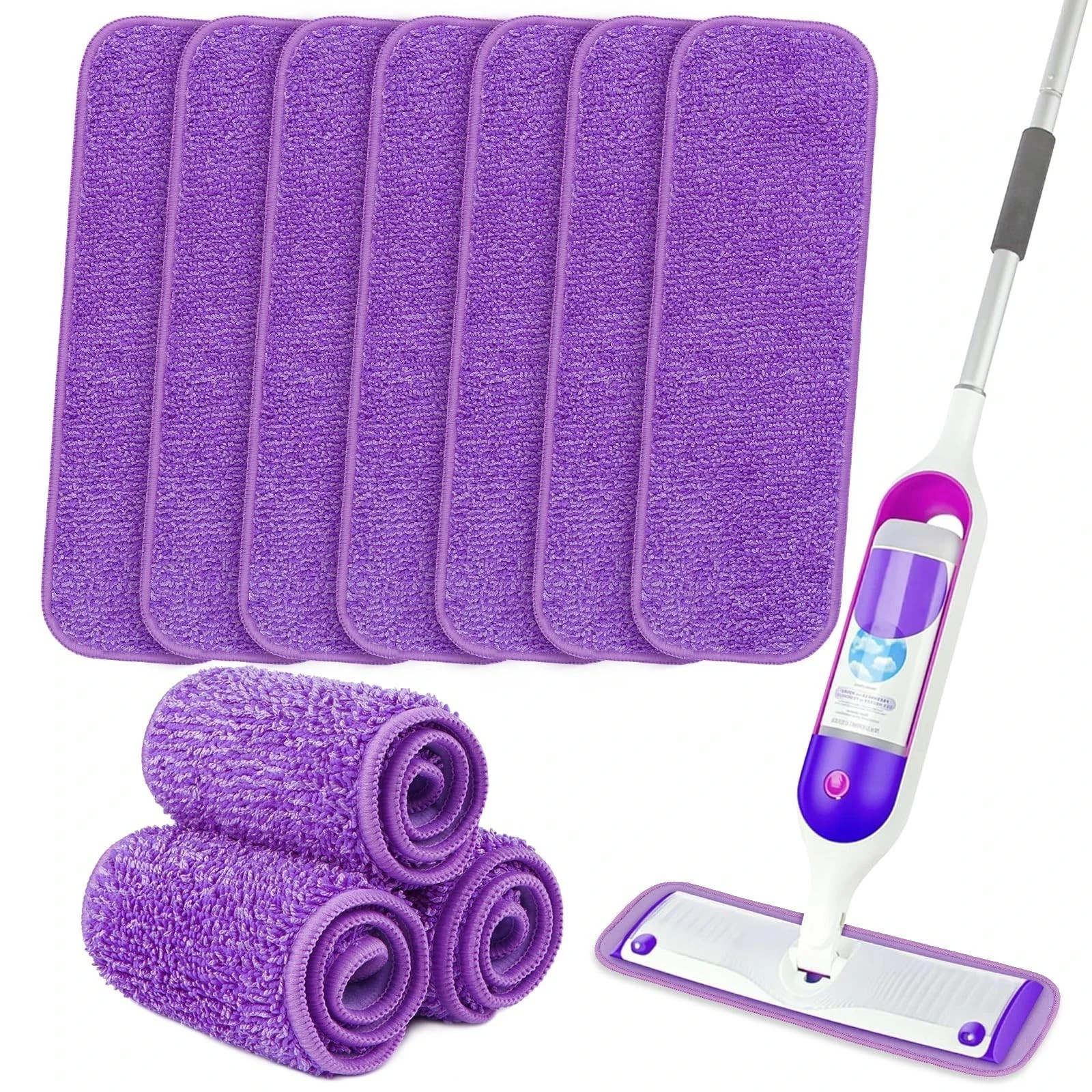 Orighty Reusable Mop Pads for Swiffer PowerMop, 10 Pack Power Mop Pads Refill…
