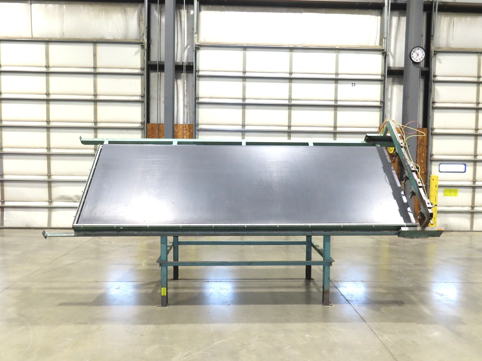 RM Evans Ezy Frame 4’x 12′ Face Frame Assembly Pneumatic Clamp Table 45°