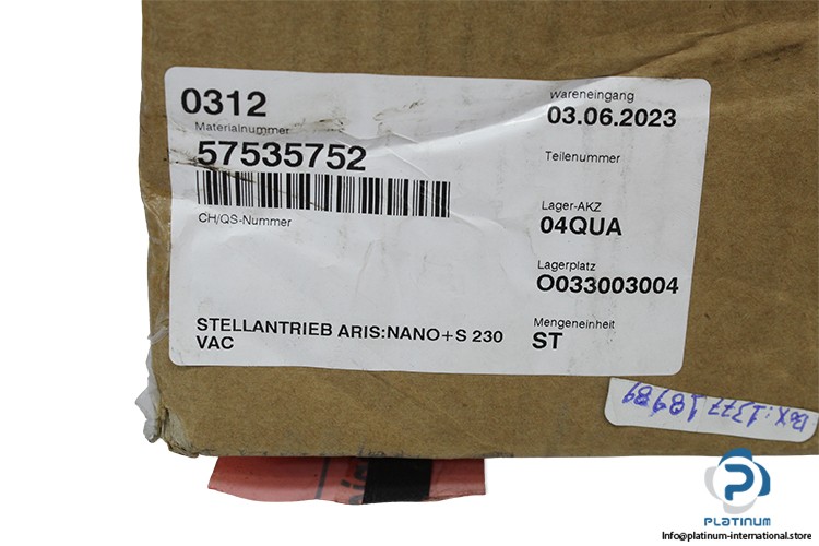 ARIS NANO+S 20-15 ELECTRICAL ROTARY DRIVE_ 0312_15 seconds for a 90° turn._20Nm