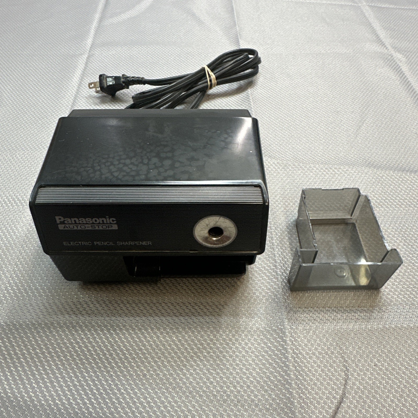 VTG Panasonic KP-110 Electric Pencil Sharpener Tested and Works Black Japan