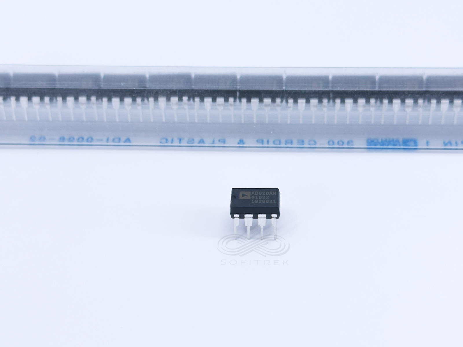 1X AD620AN AD620 Analog Devices Instrumentation Amplifier IC PDIP-8