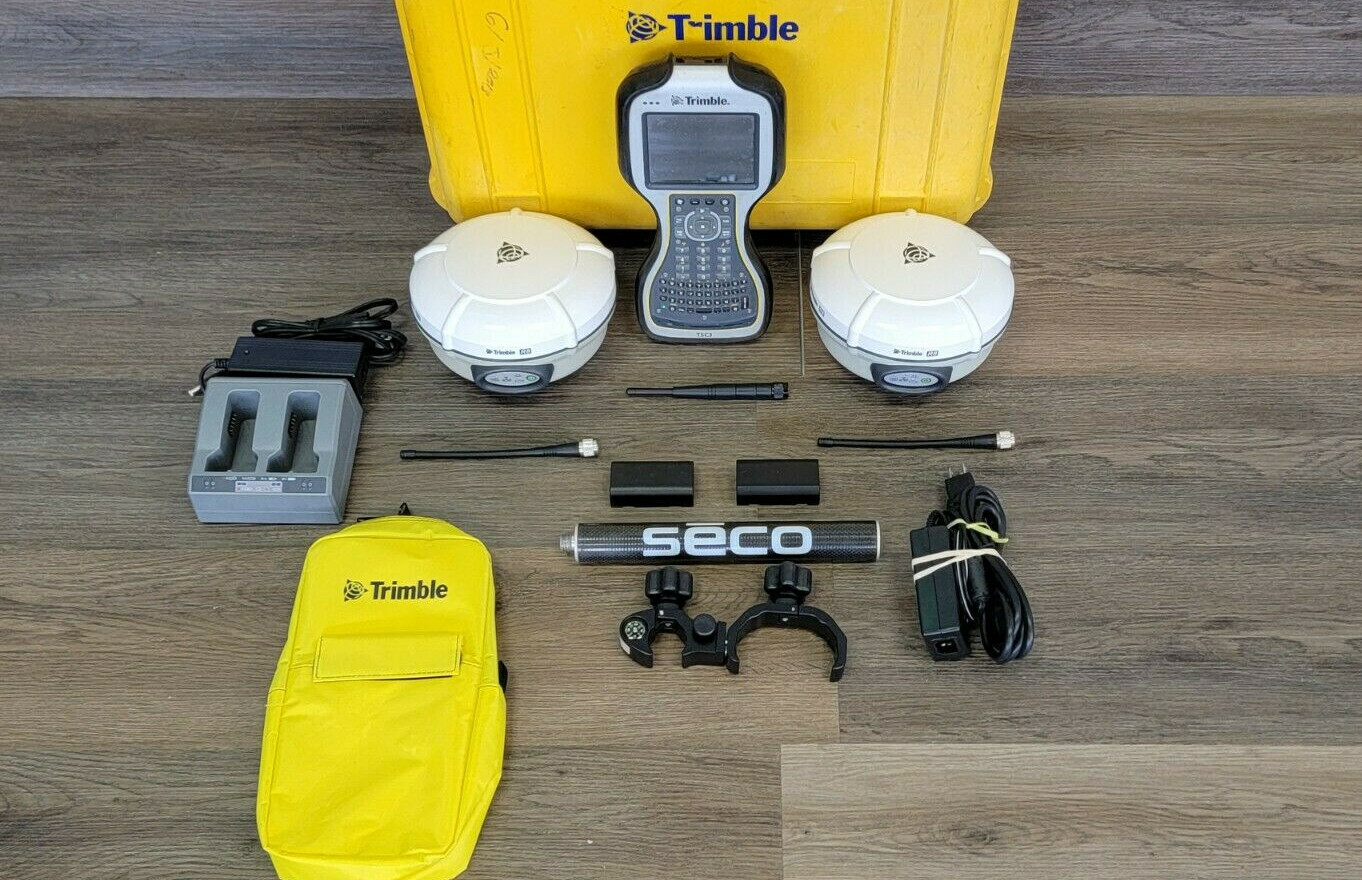 Trimble Dual R8 Model 4 GPS GNSS Galileo Base Rover RTK System TSC3 450-470MHz