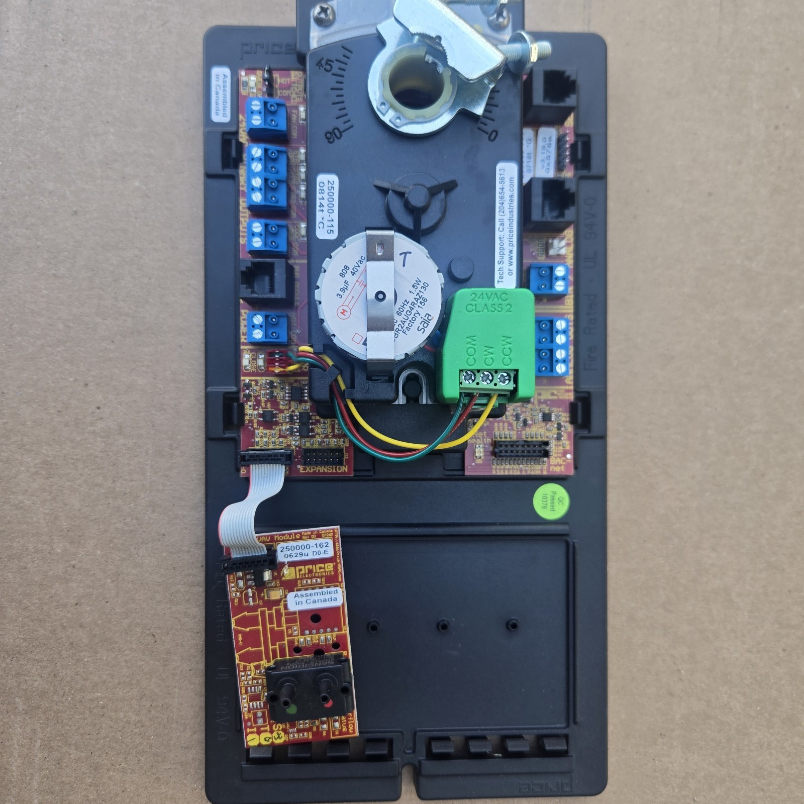 Price Industries PIC V3.19.0 VAV Control Board 24VAC 250000-115 250000-114