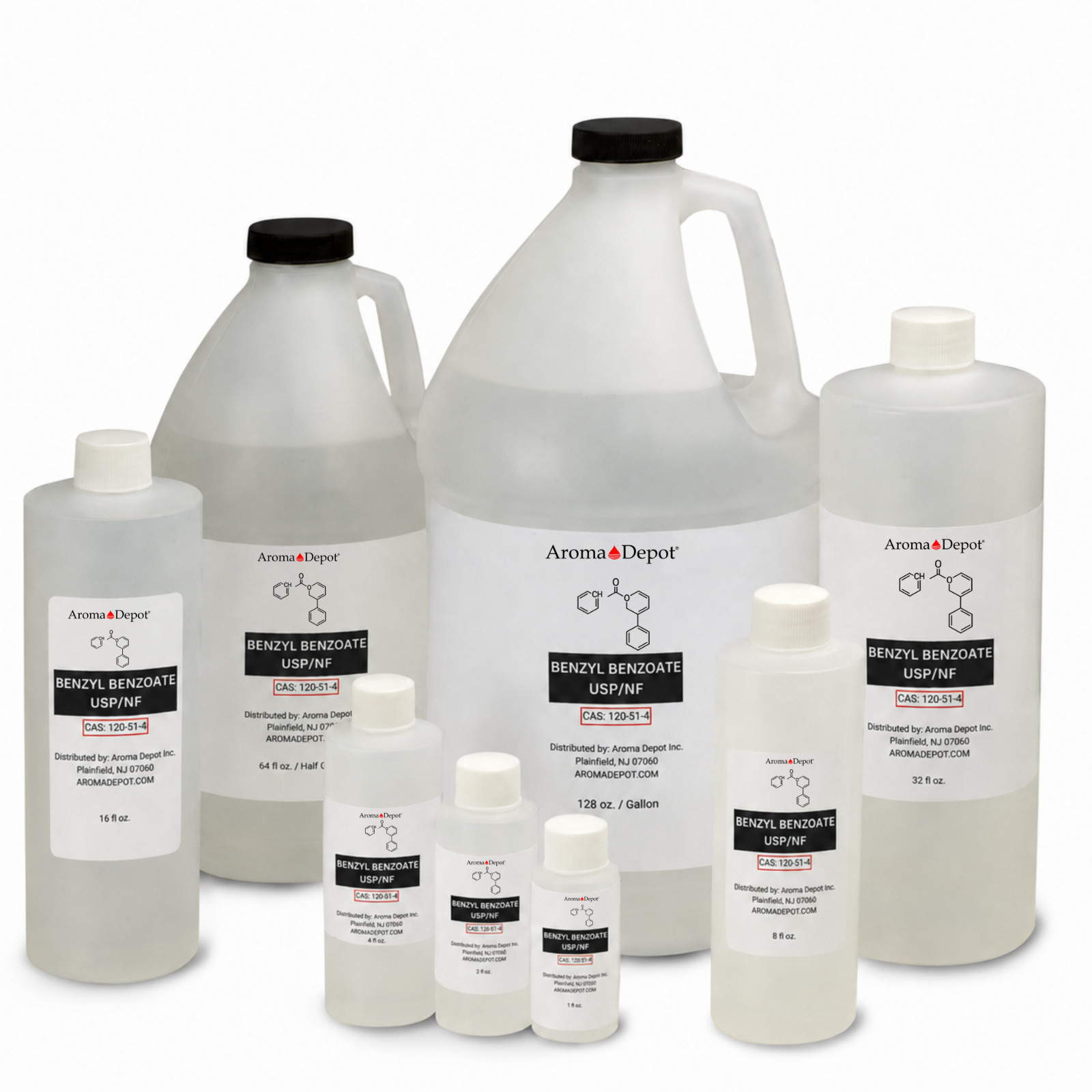 Benzyl Benzoate 4 oz. USP/NF Wholesale Cas: 120-51-4 Bulk for Aroma, Cosmetics