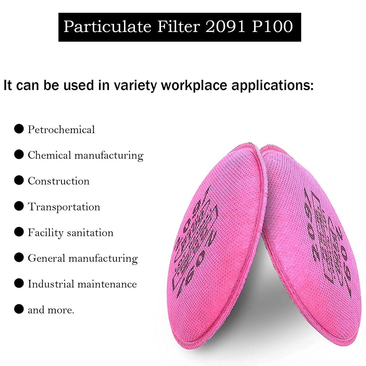 Half Face Respirator Mask P100 Particulate Welding Painting Dust Construction