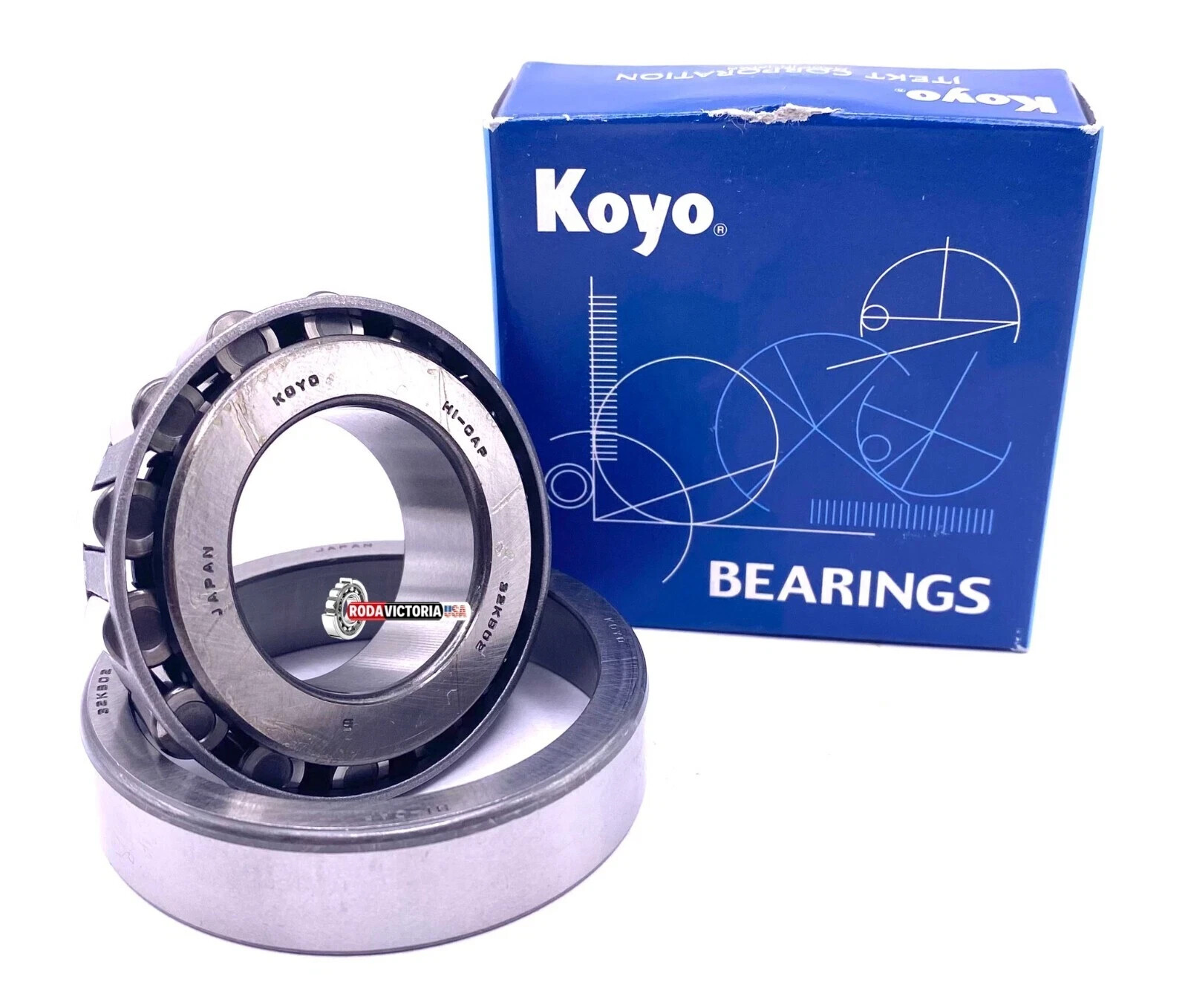 KOYO Japan 32KB02 Tapered Roller Bearing NTN CR-0659 32x65x27.25 mm