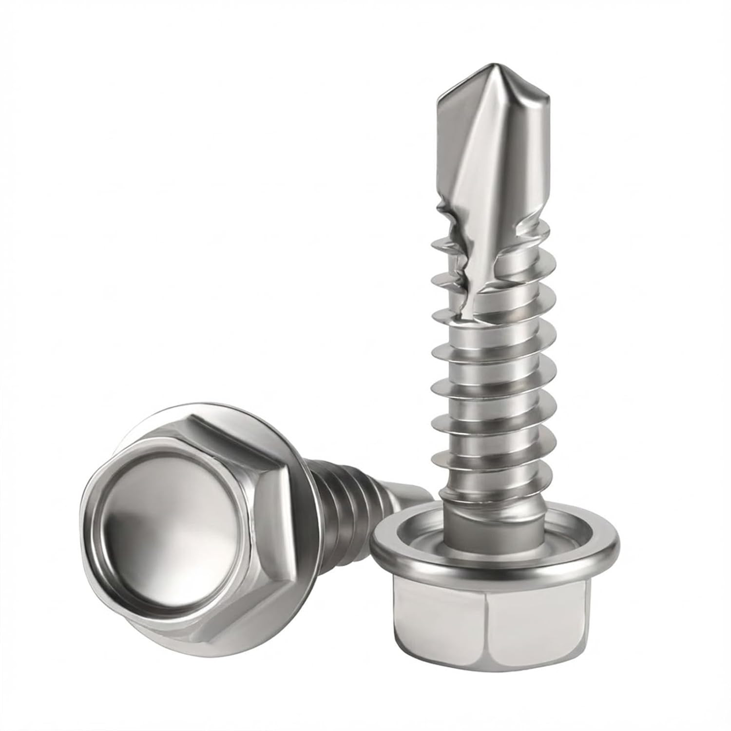 #12 X 1-1/2″ (3/4″ to 2-1/2″ Available) Hex Washer Head Self Drilling Screws