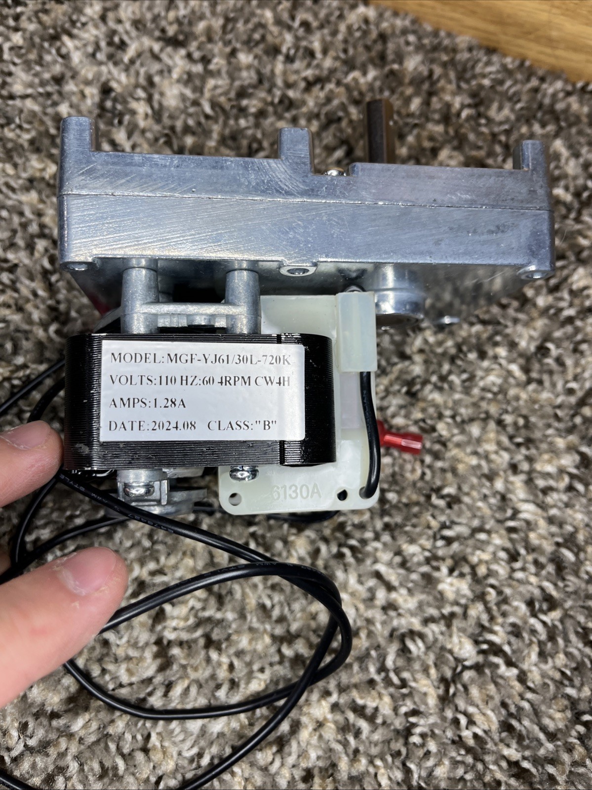 Synchronous Motor MGF-YJ61/30L-720K 110V 60Hz 4RPM CW4 Replacement Motor, Pellet
