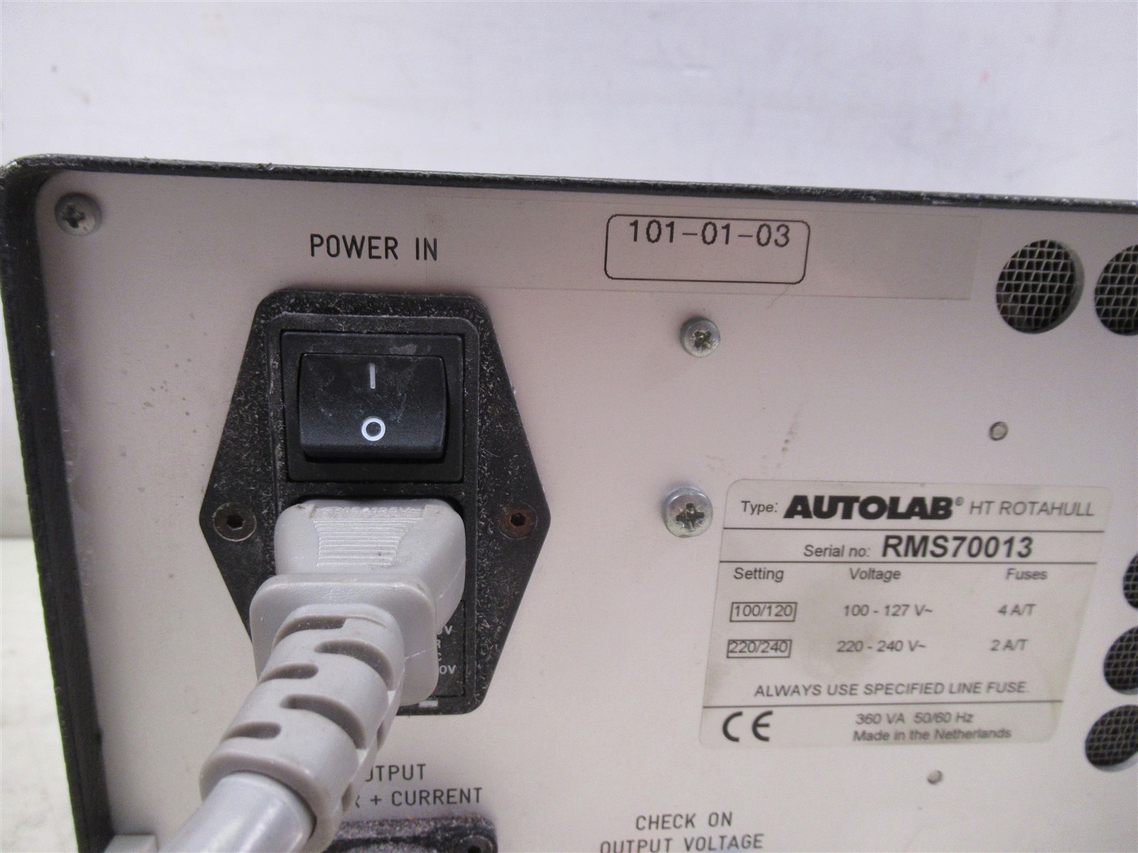 Vintage Autolab HT Rotahull Controller Electrochemical Hydrodynamic Rotation