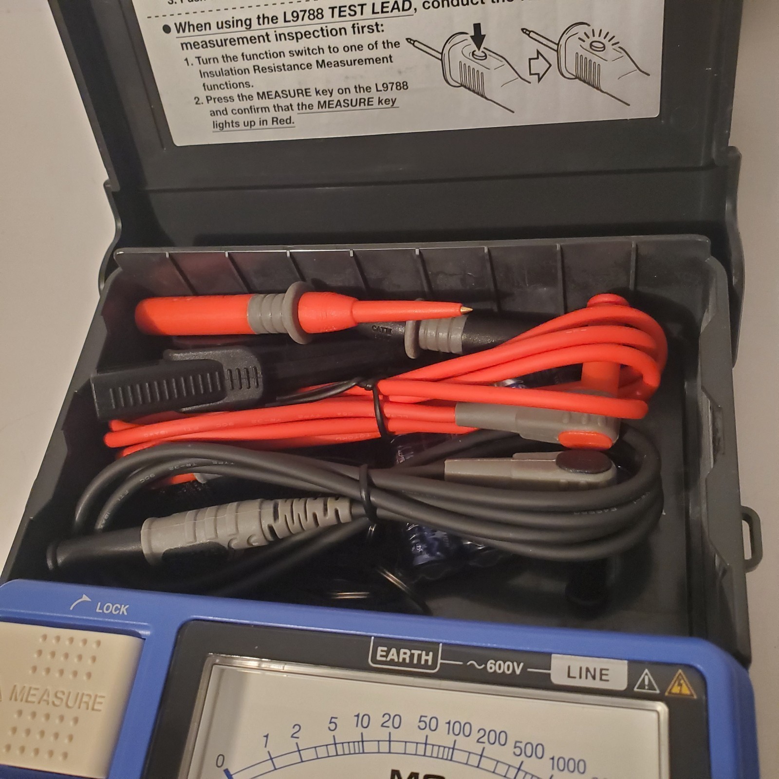 Hioki IR4018-20 Analog Insulation Resistance Tester Single-Range New With Box