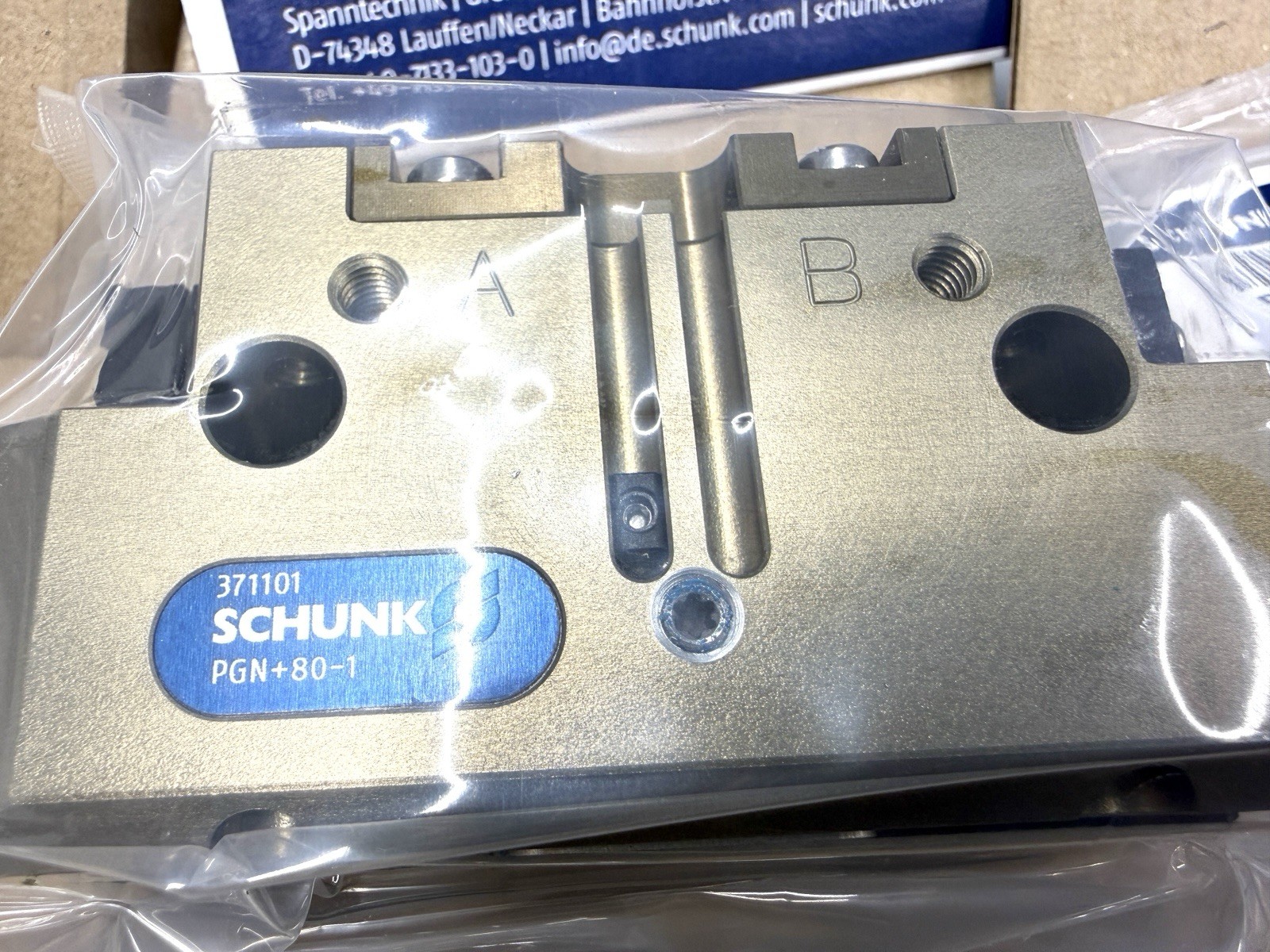 SCHUNK PGN-Plus80-1 (0371101) Pneumatic Gripper- Brand New
