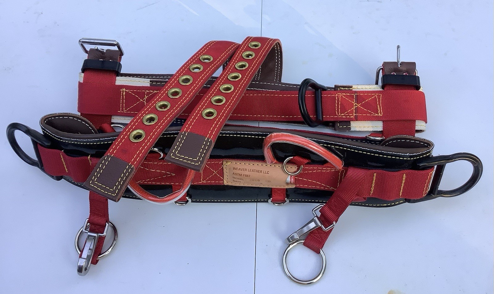 Weaver Leather LLC. Sling Saddle Belt ASTM F887 Model 1040 Size MD