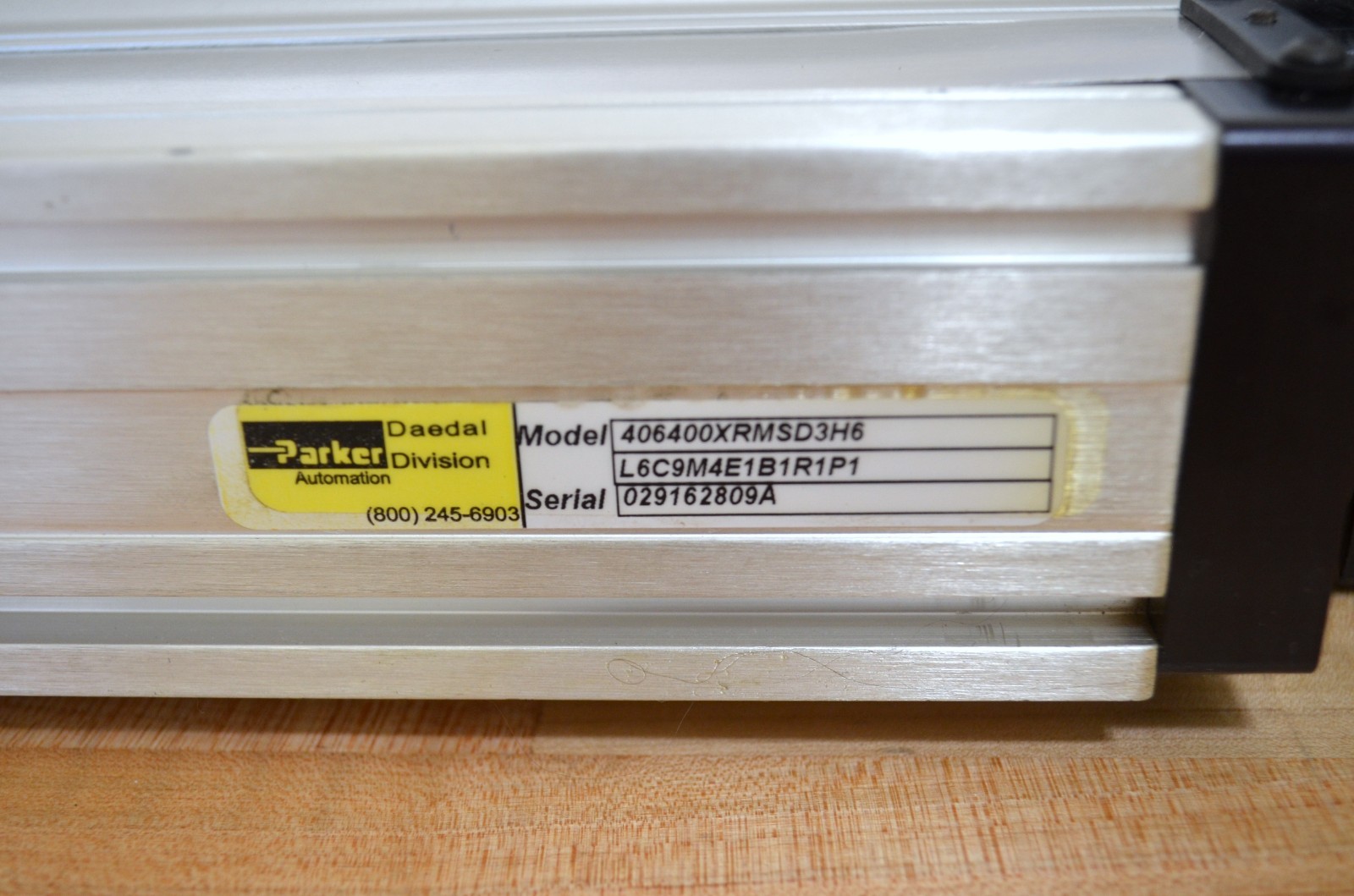 Parker 406XR Linear Ballscrew Actuator 400mm Stroke 10mm Lead 406XRMS-D3 , 92mm