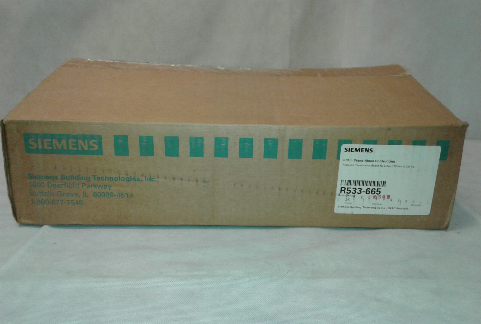 SIEMENS / LANDIS & GYR – SCU Stand Alone Unit – MFG Refurbished Sealed R533-665