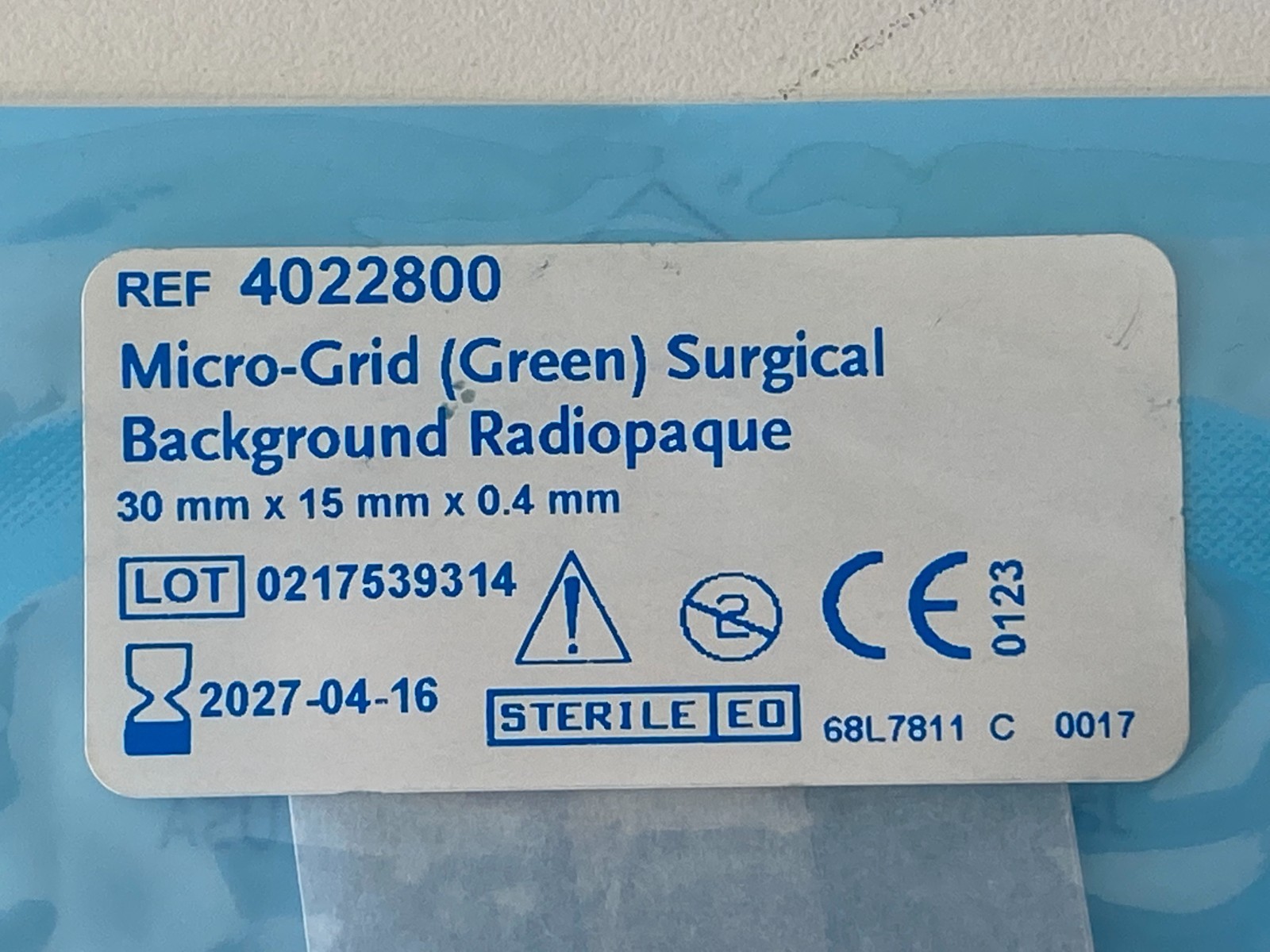 Lot of 2 MEDTRONIC Micro-Grid (Green) Surgical 4022-800 Exp.2027-04 (*H24)