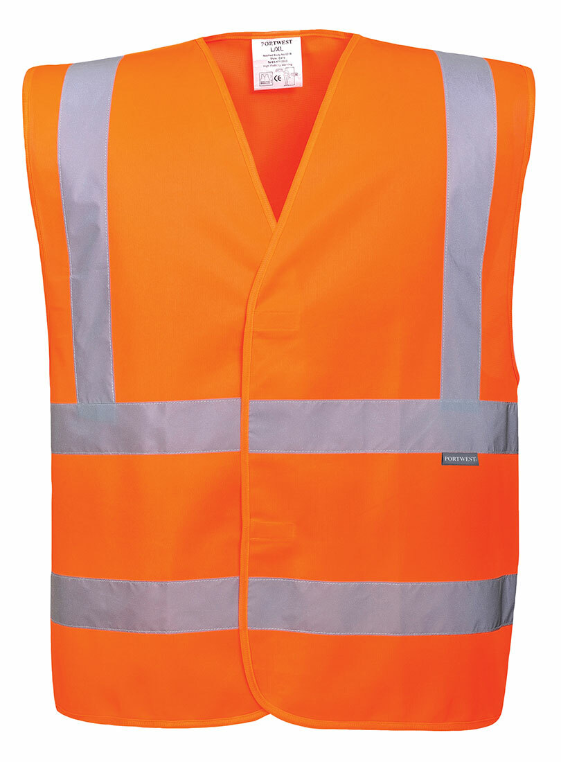 Portwest C470 Hi-Vis Reflective Two Band & Brace Lightweight Cooling Vest ANSI