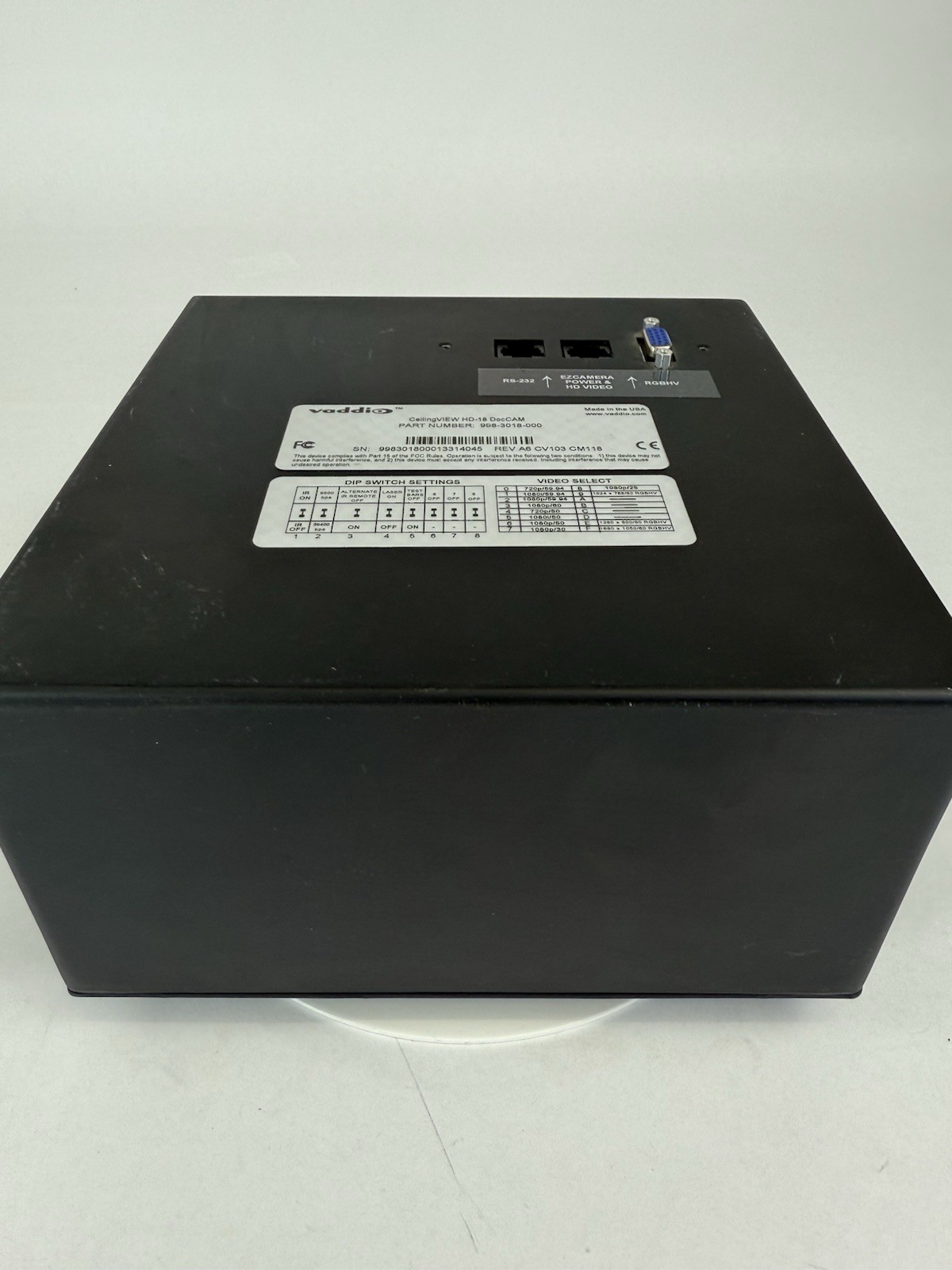 Vaddio CeilingVIEW HD-18 DocCAM 998-3018-000