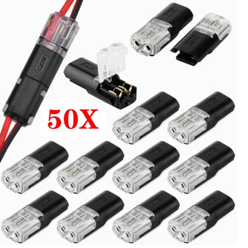 100 pieces of plug-in quick wire connector, reusable cable clamp terminal block-