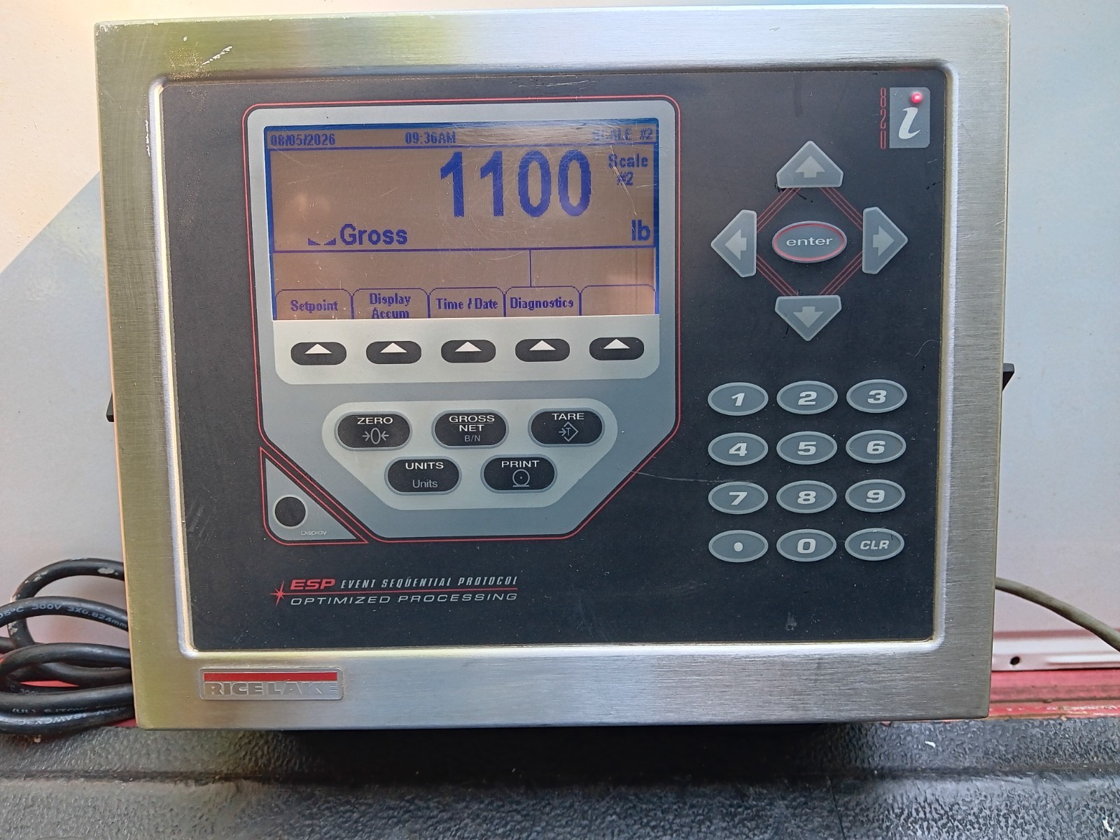 Rice Lake 820i-2A Scale Programmable Weighing Indicator Dual Channel 120VAC